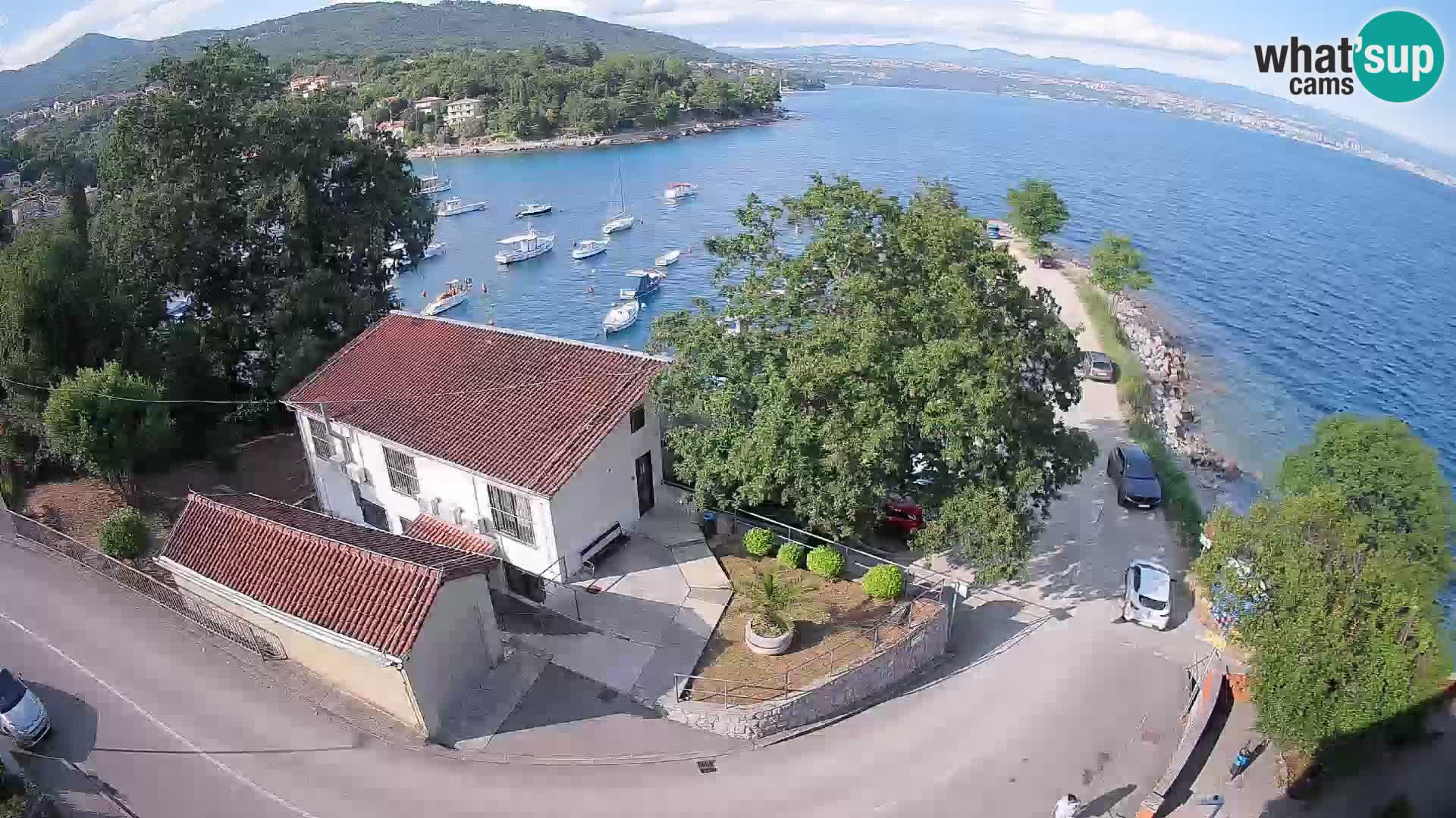 Webcam port d’Ika – Vue en direct et lumières d’Opatija