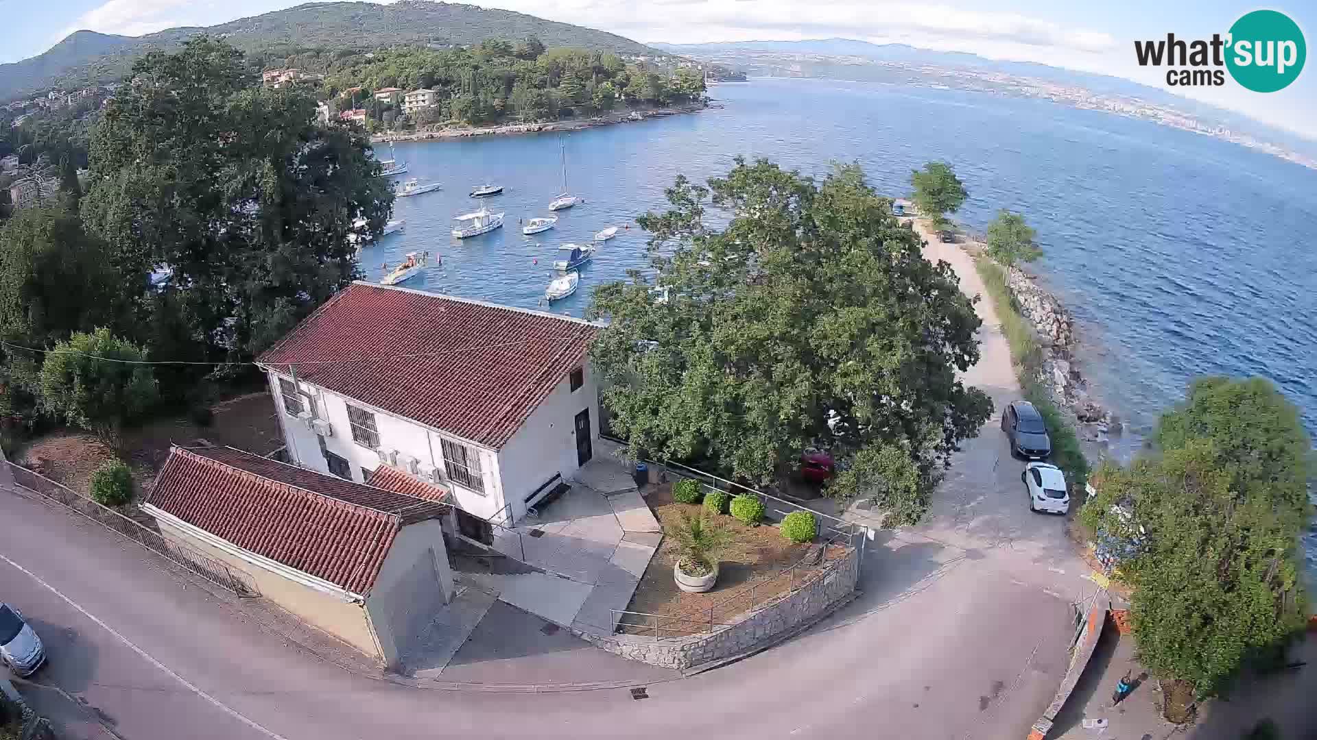 Webcam Ika Hafen – LIVE Blick auf den Hafen und die Lichter von Opatija