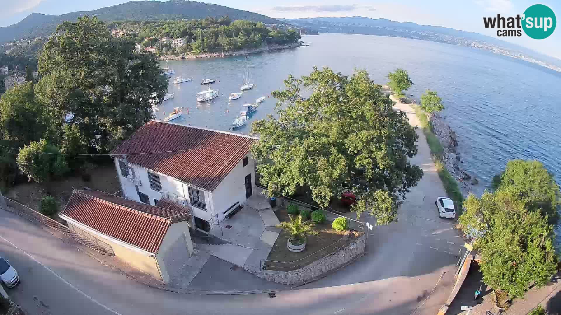 Webcam port d’Ika – Vue en direct et lumières d’Opatija