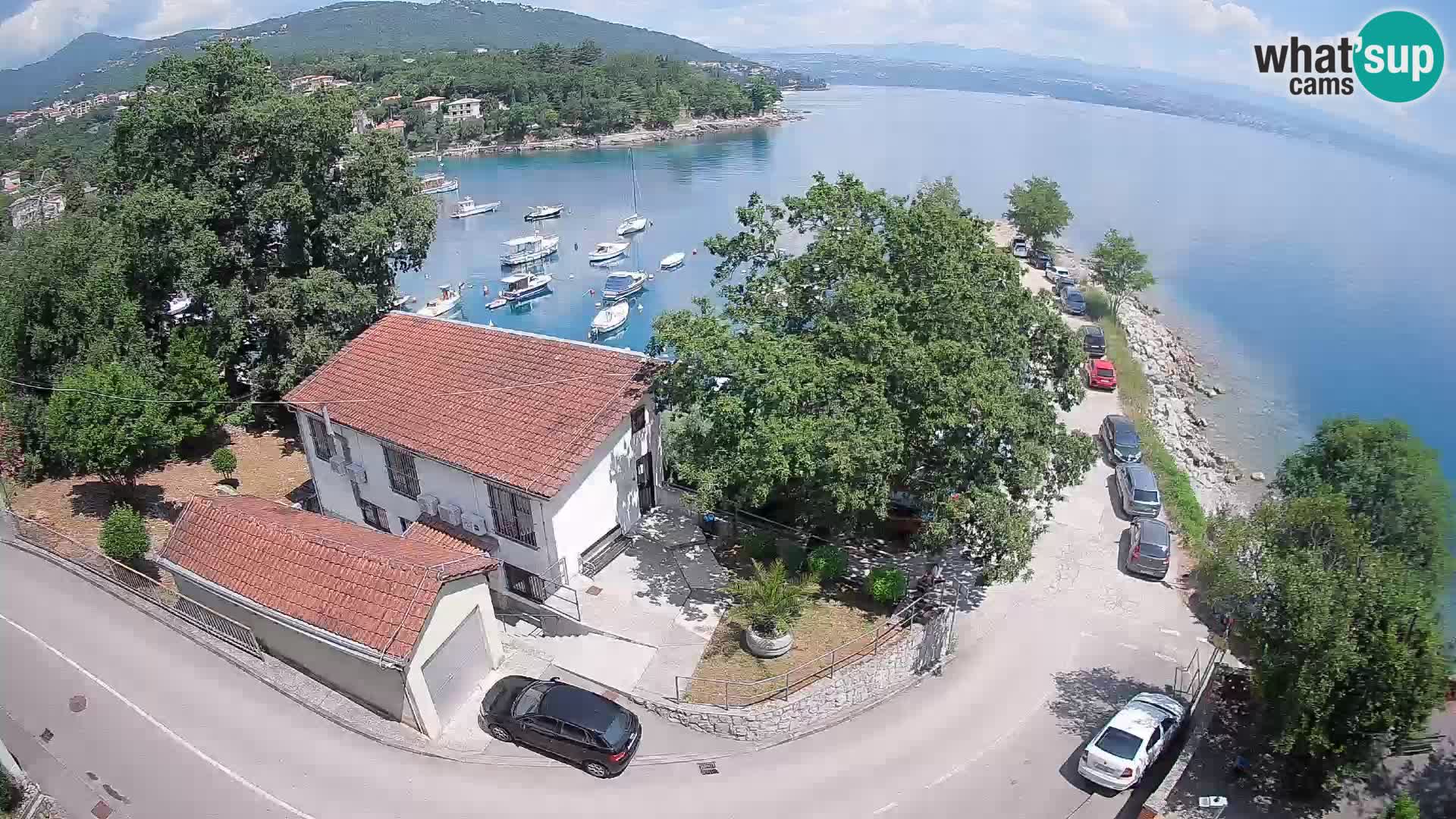 Webcam port d’Ika – Vue en direct et lumières d’Opatija