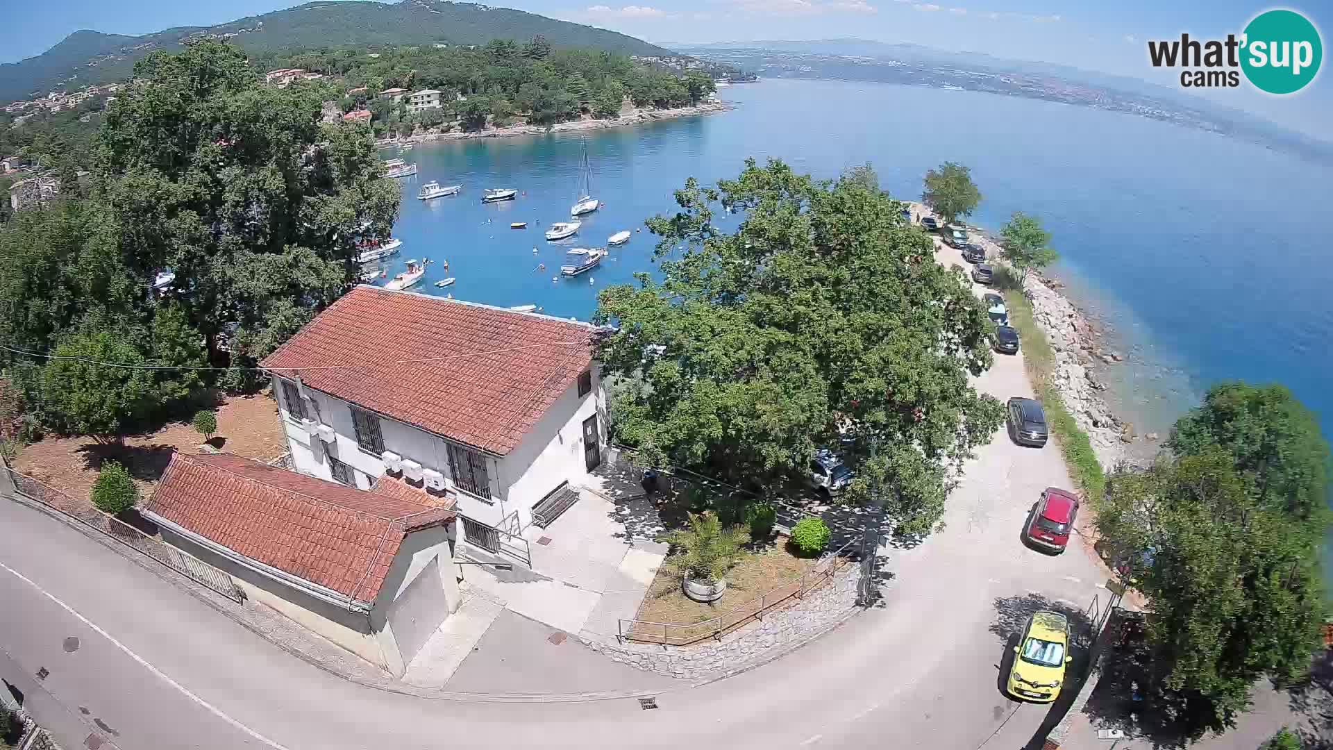 Webcam puerto de Ika – Vista en directo y luces de Opatija