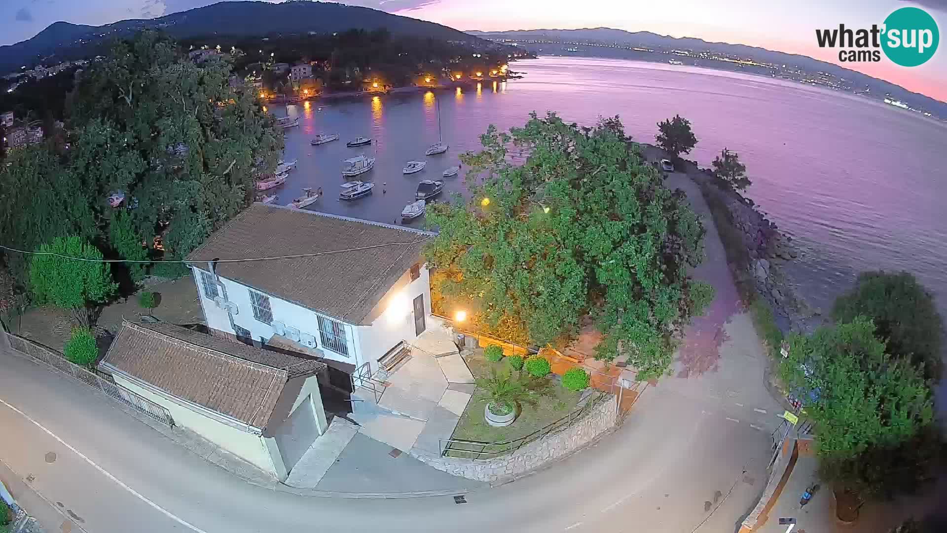 Webcam Ika Hafen – LIVE Blick auf den Hafen und die Lichter von Opatija