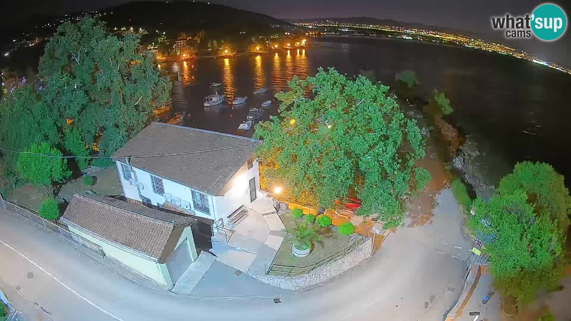 Webcam Ika Hafen – LIVE Blick auf den Hafen und die Lichter von Opatija