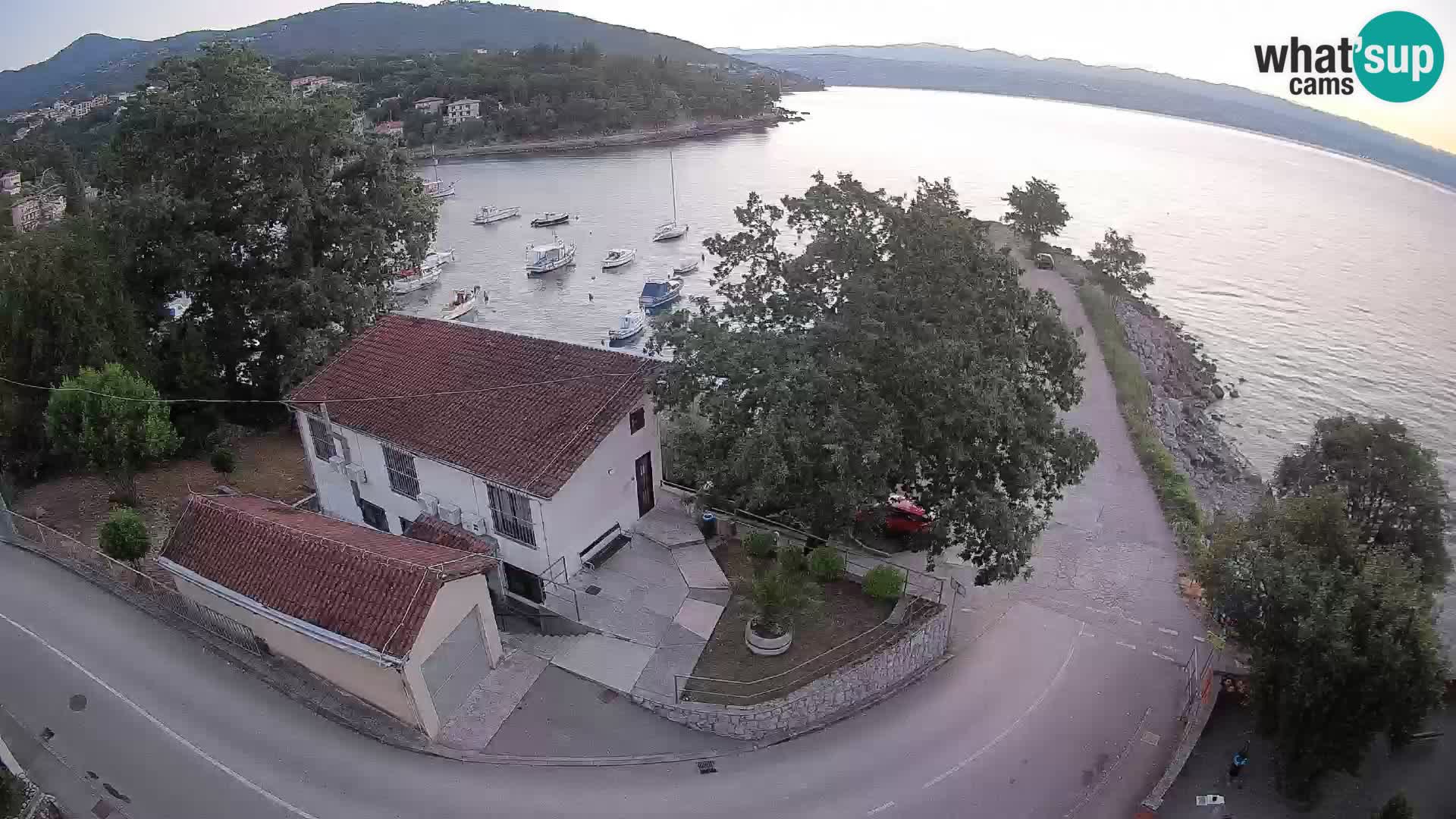 Webcam porto Ika – Vista LIVE sul porto e le luci di Opatija