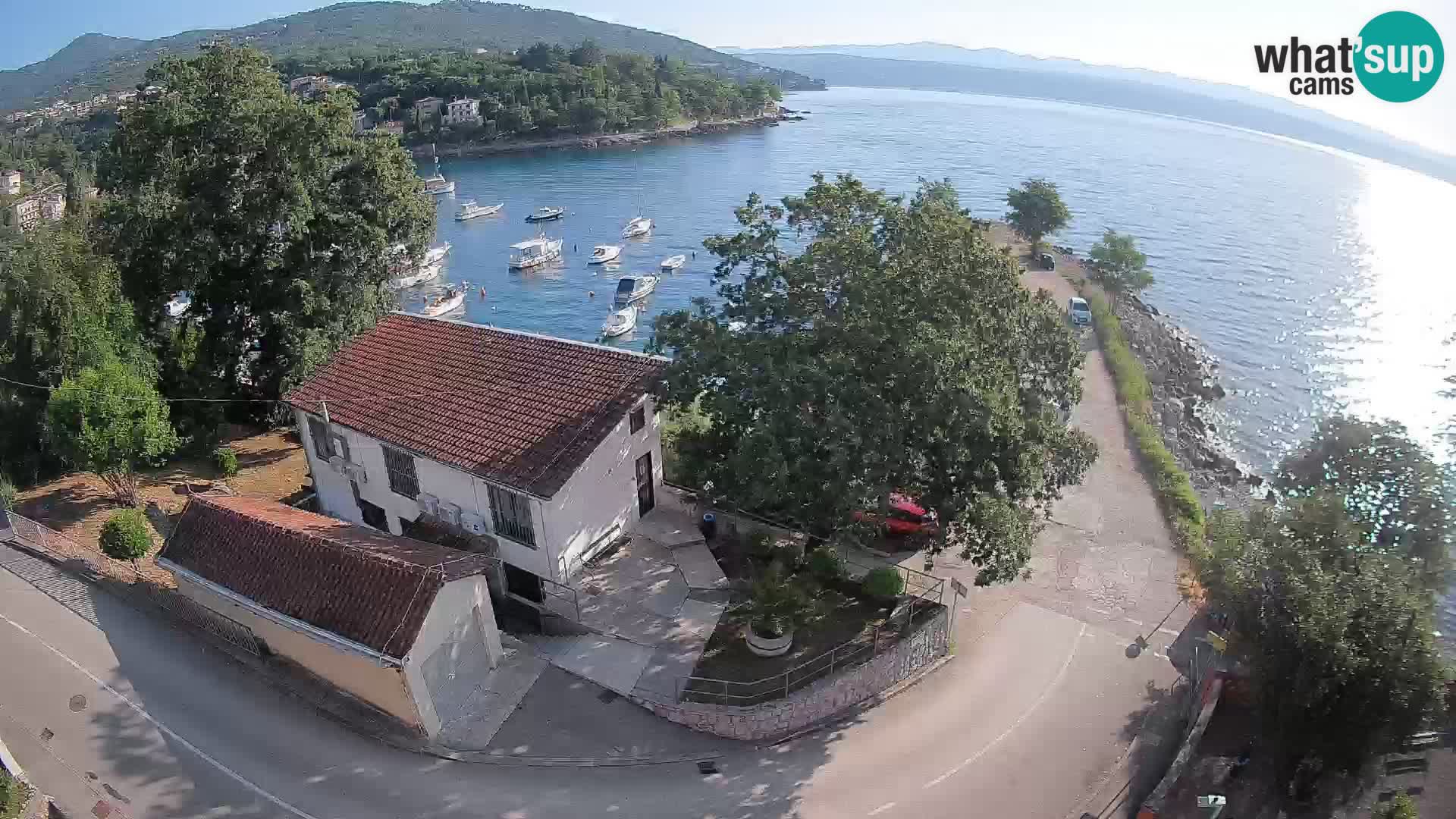 Webcam porto Ika – Vista LIVE sul porto e le luci di Opatija