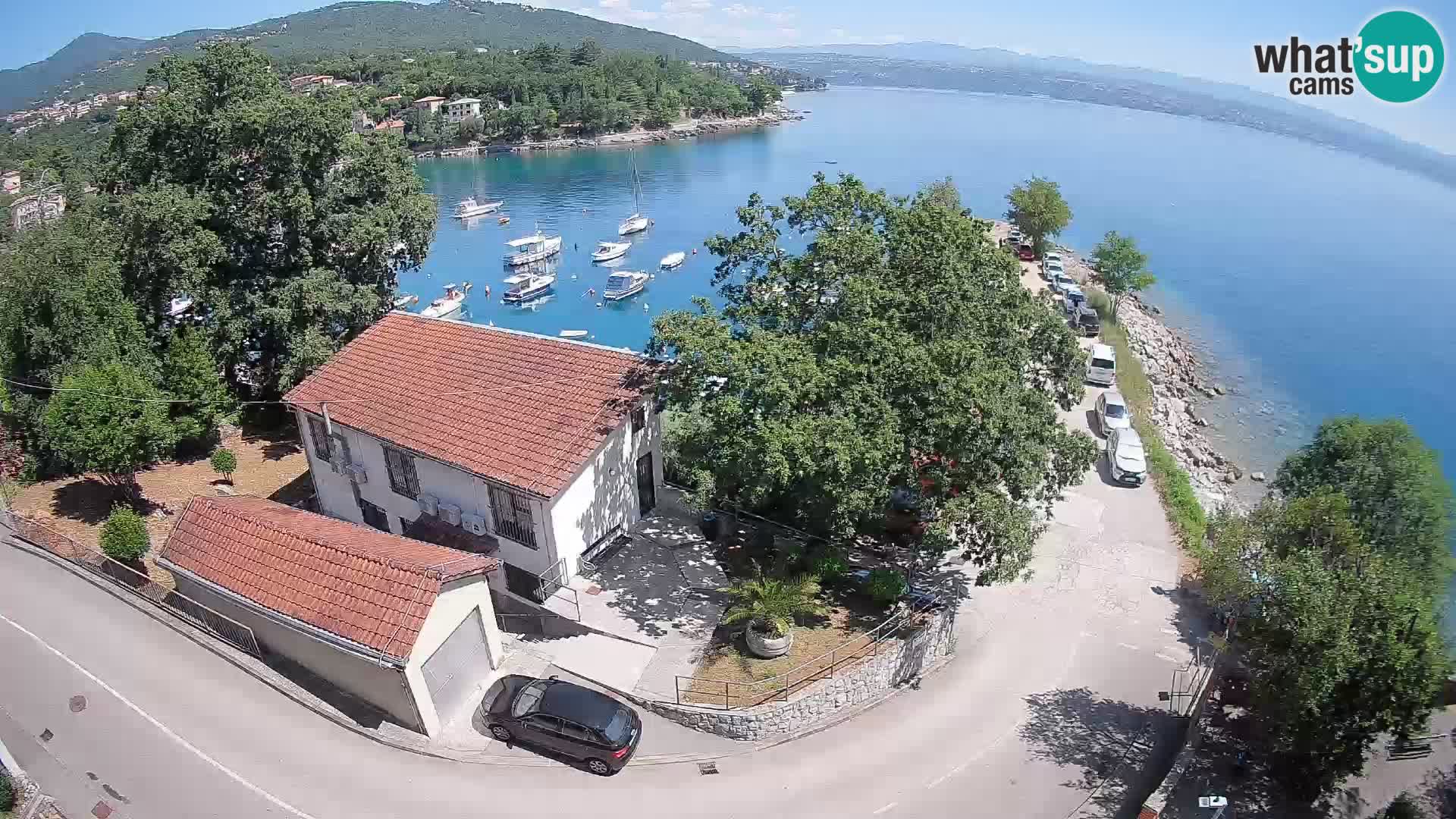 Webcam port d’Ika – Vue en direct et lumières d’Opatija