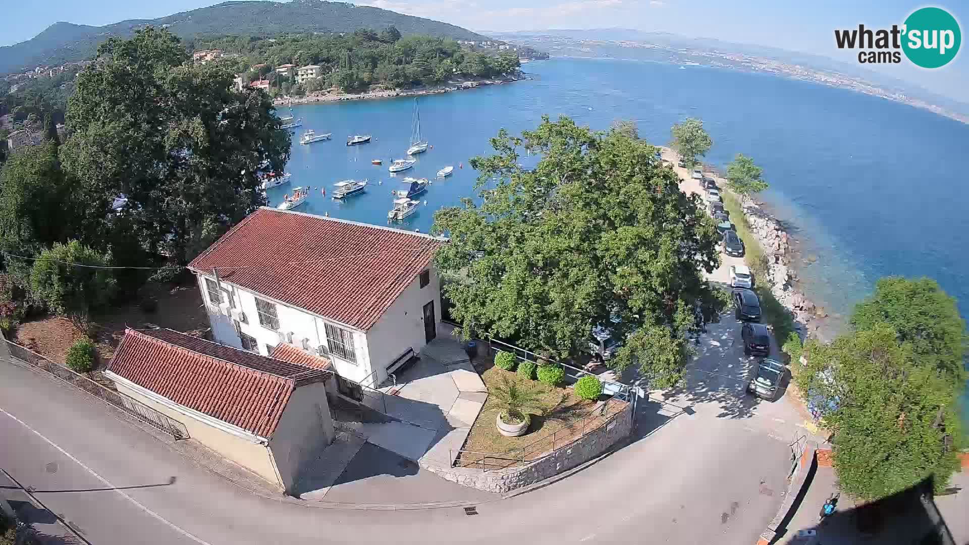 Webcam port d’Ika – Vue en direct et lumières d’Opatija