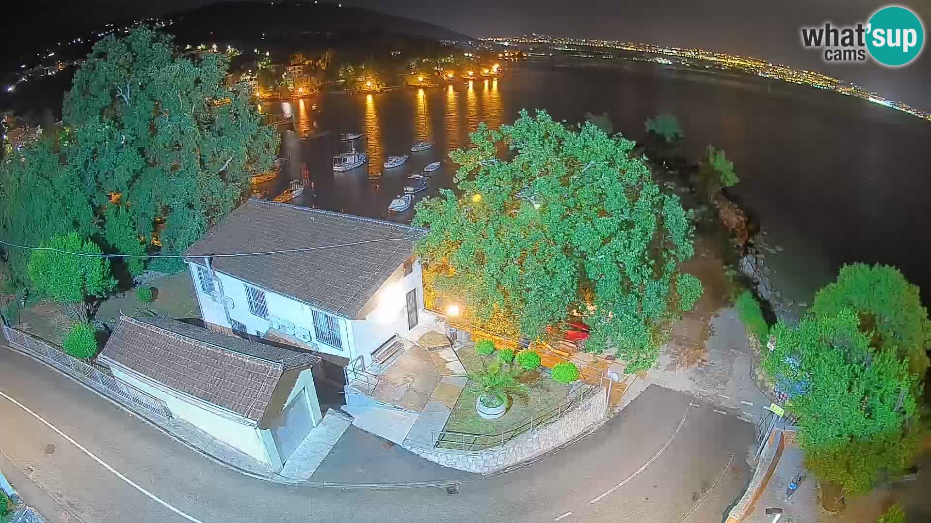 Webcam Ika Hafen – LIVE Blick auf den Hafen und die Lichter von Opatija