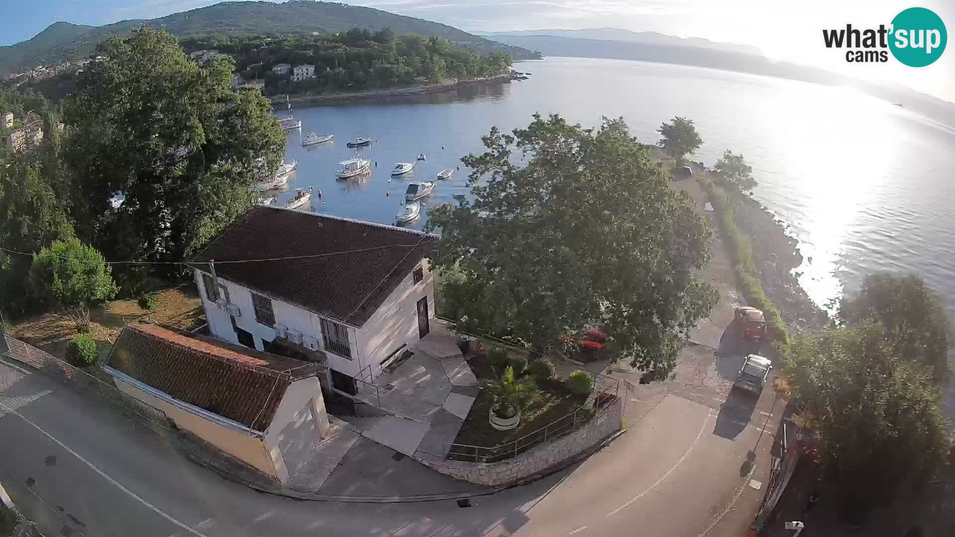 Webcam porto Ika – Vista LIVE sul porto e le luci di Opatija