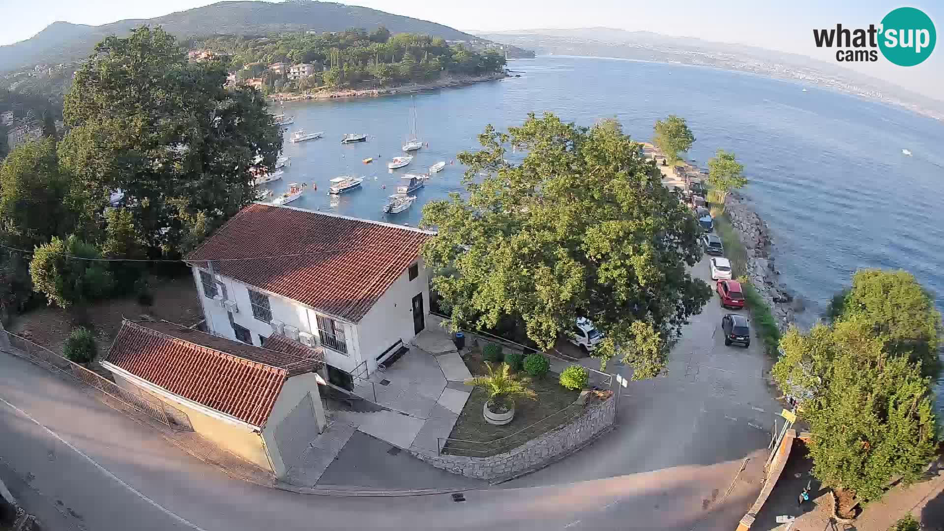Webcam port d’Ika – Vue en direct et lumières d’Opatija