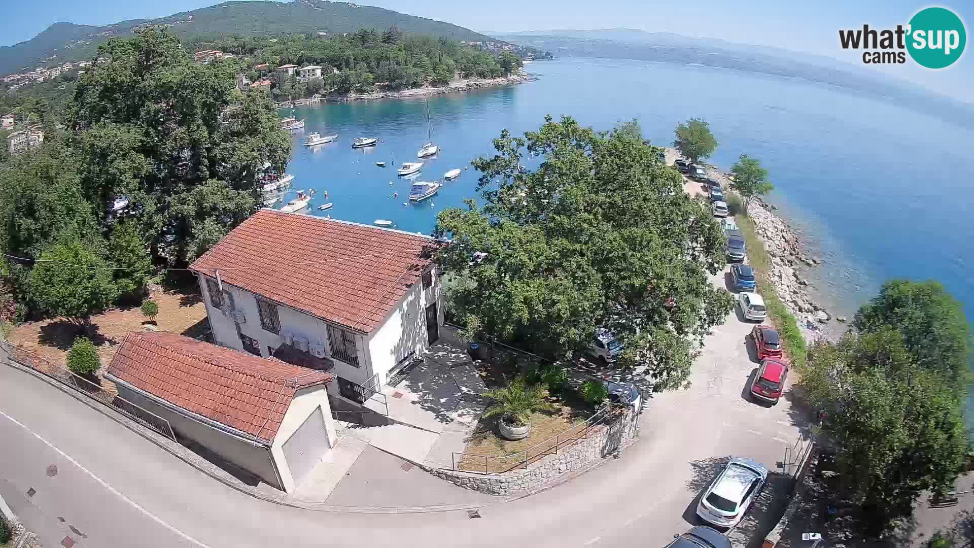 Webcam porto Ika – Vista LIVE sul porto e le luci di Opatija