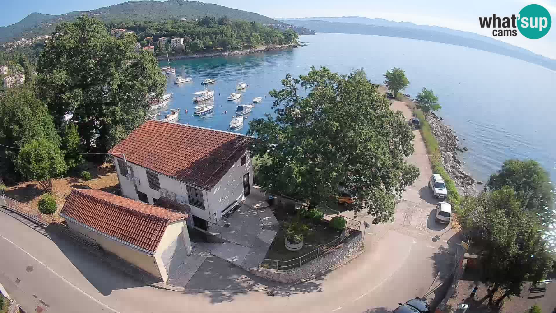 Webcam port d’Ika – Vue en direct et lumières d’Opatija