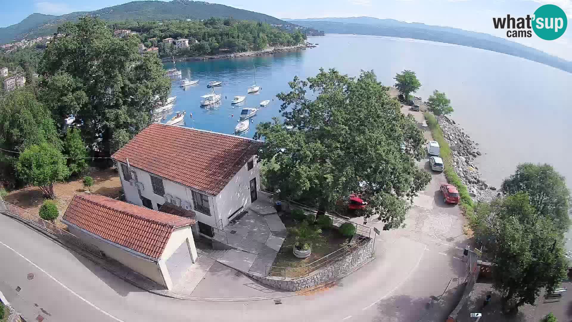 Ika Harbor Webcam – LIVE View of the Harbor and Opatija Lights