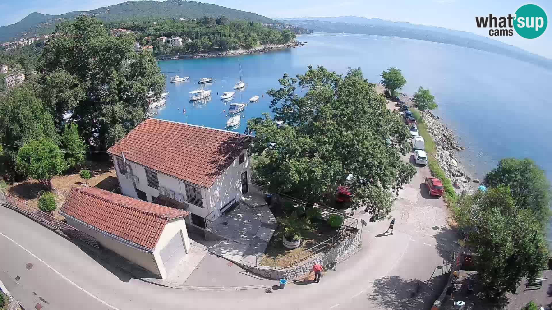 Webcam port d’Ika – Vue en direct et lumières d’Opatija