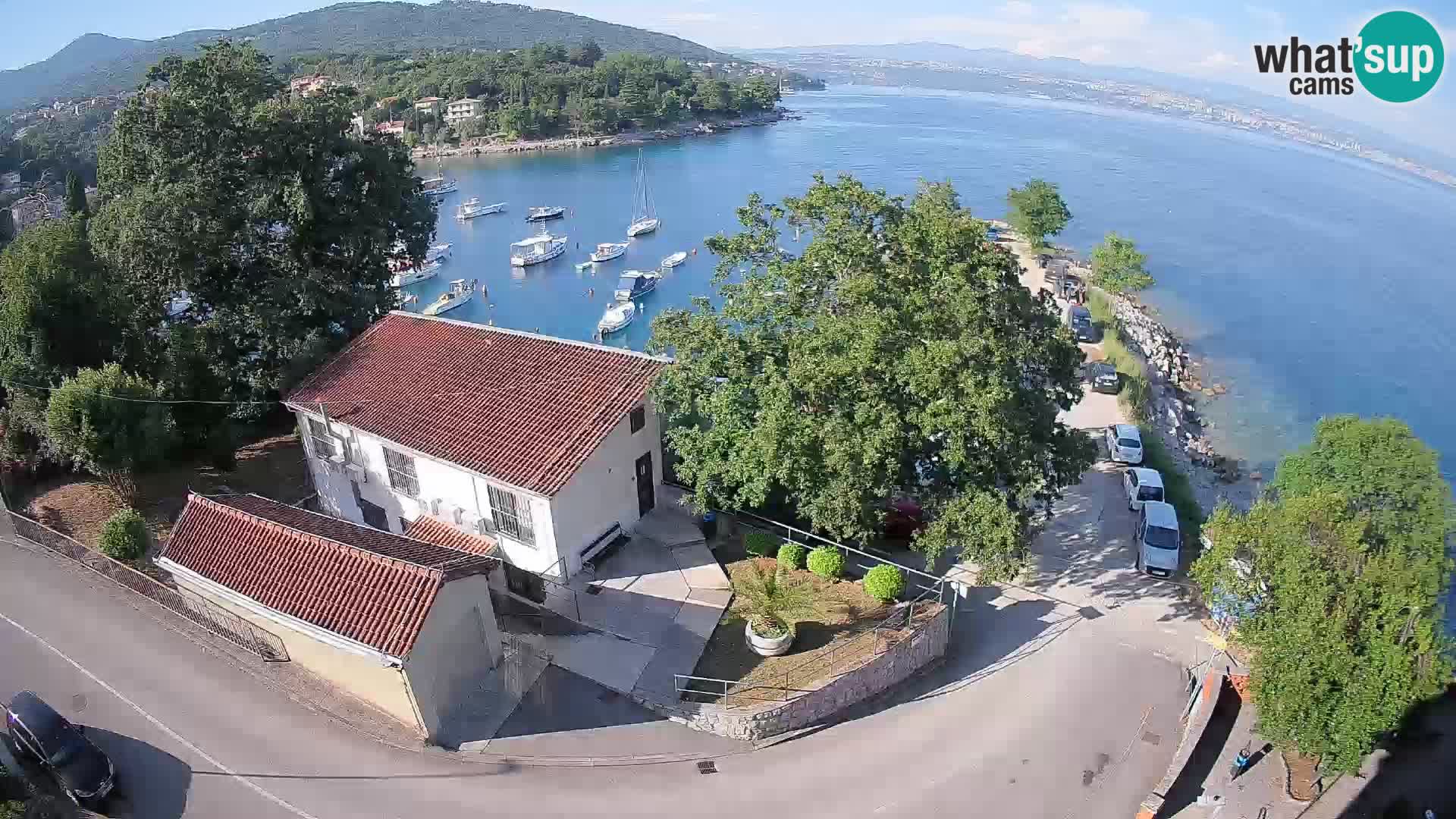 Webcam port d’Ika – Vue en direct et lumières d’Opatija