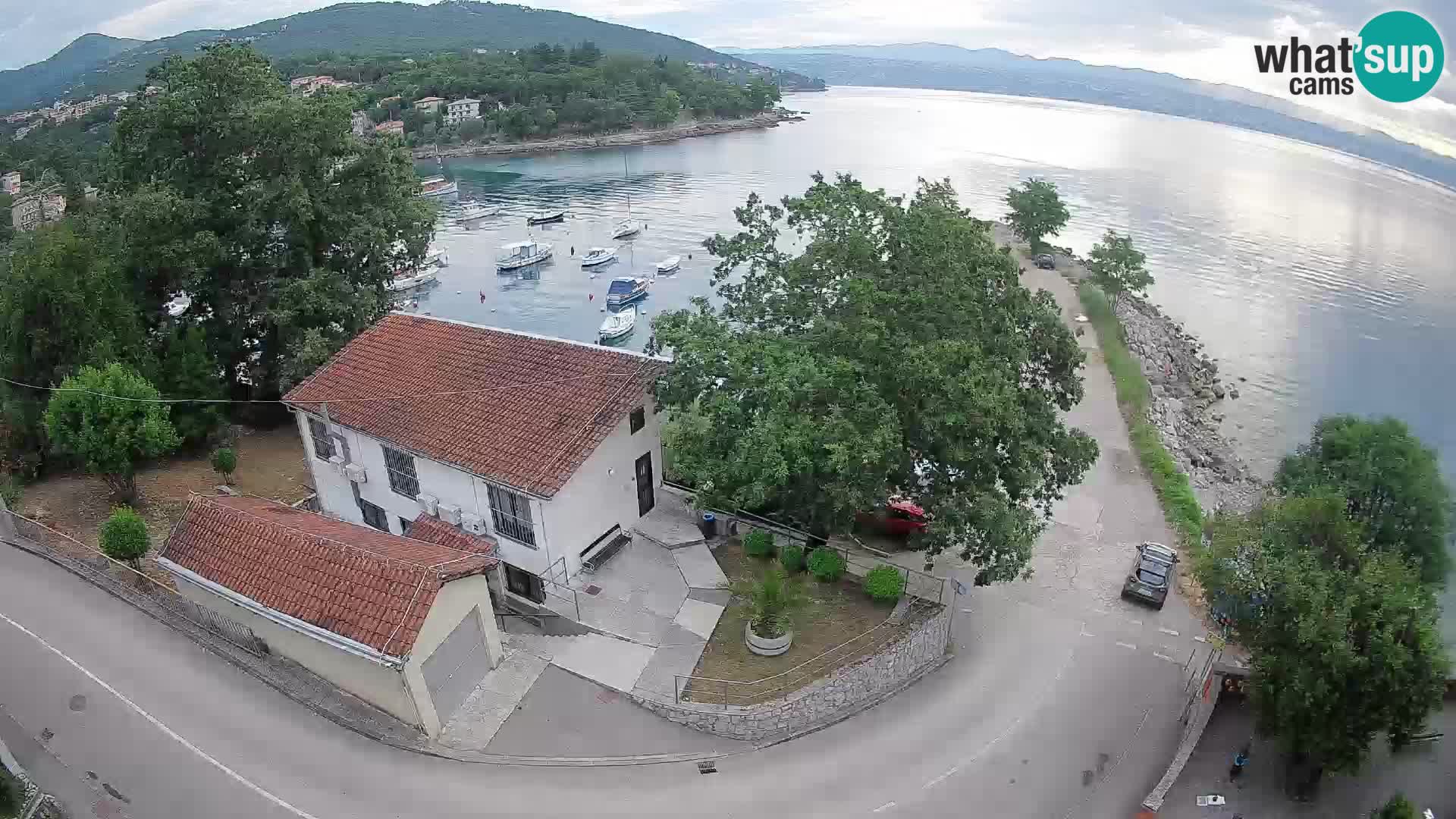 Webcam Ika Hafen – LIVE Blick auf den Hafen und die Lichter von Opatija