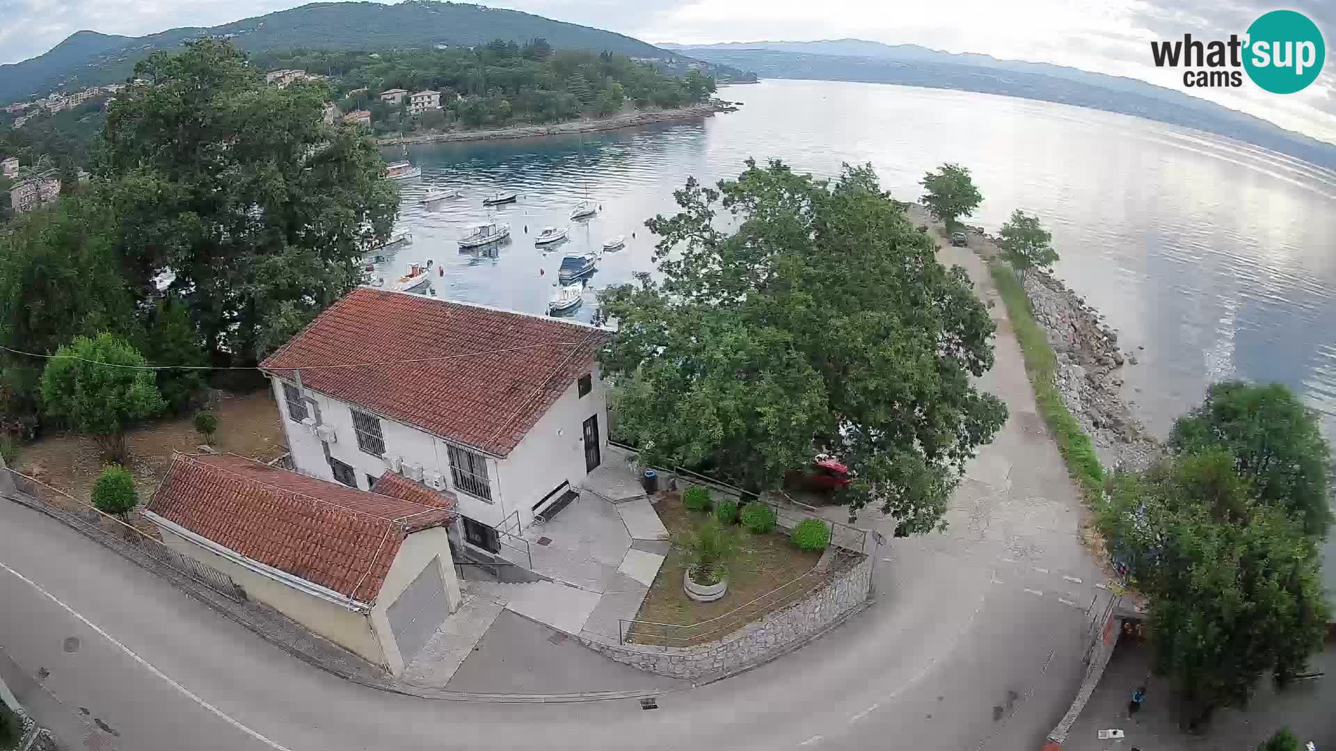 Webcam porto Ika – Vista LIVE sul porto e le luci di Opatija