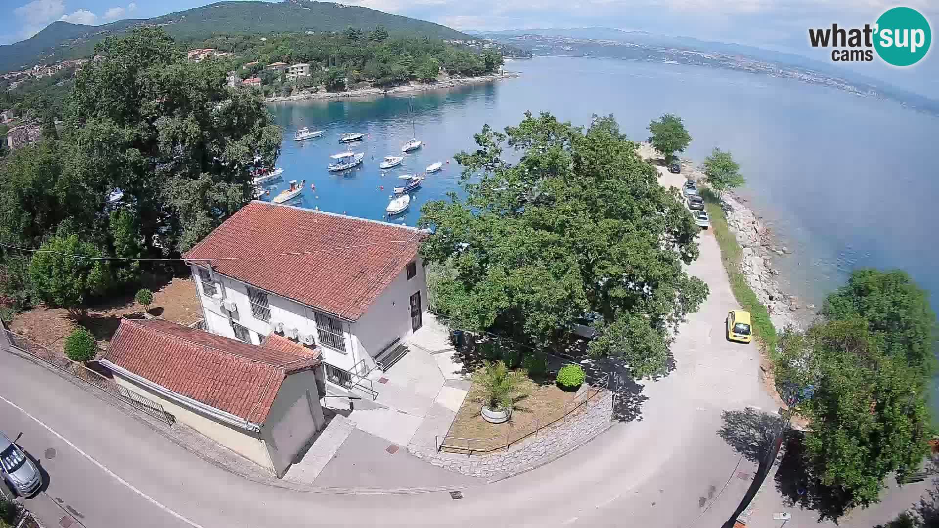 Webcam puerto de Ika – Vista en directo y luces de Opatija