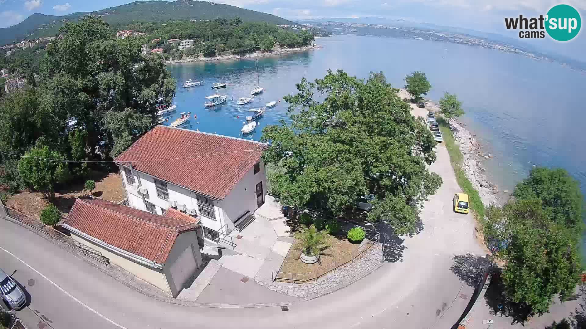 Webcam port d’Ika – Vue en direct et lumières d’Opatija