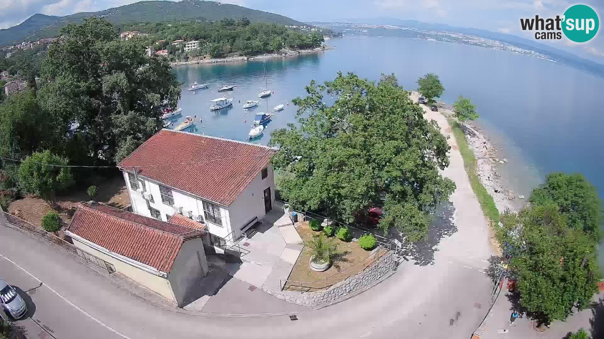 Webcam porto Ika – Vista LIVE sul porto e le luci di Opatija
