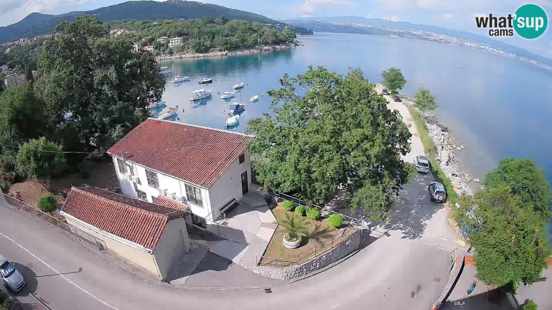 Webcam port d’Ika – Vue en direct et lumières d’Opatija