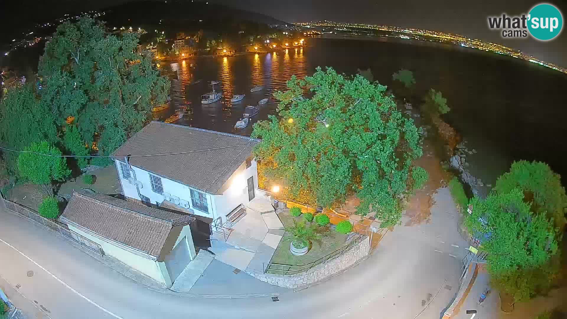Webcam Ika Hafen – LIVE Blick auf den Hafen und die Lichter von Opatija