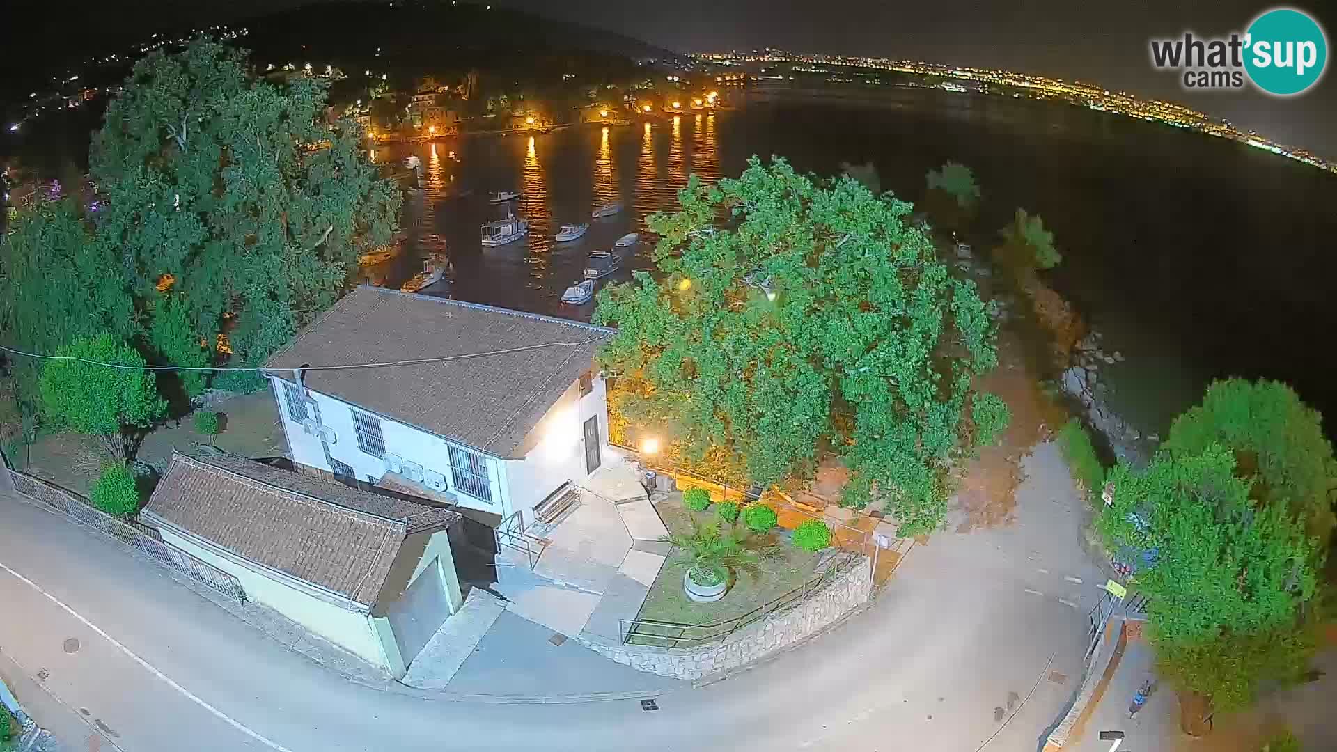 Webcam Ika Hafen – LIVE Blick auf den Hafen und die Lichter von Opatija