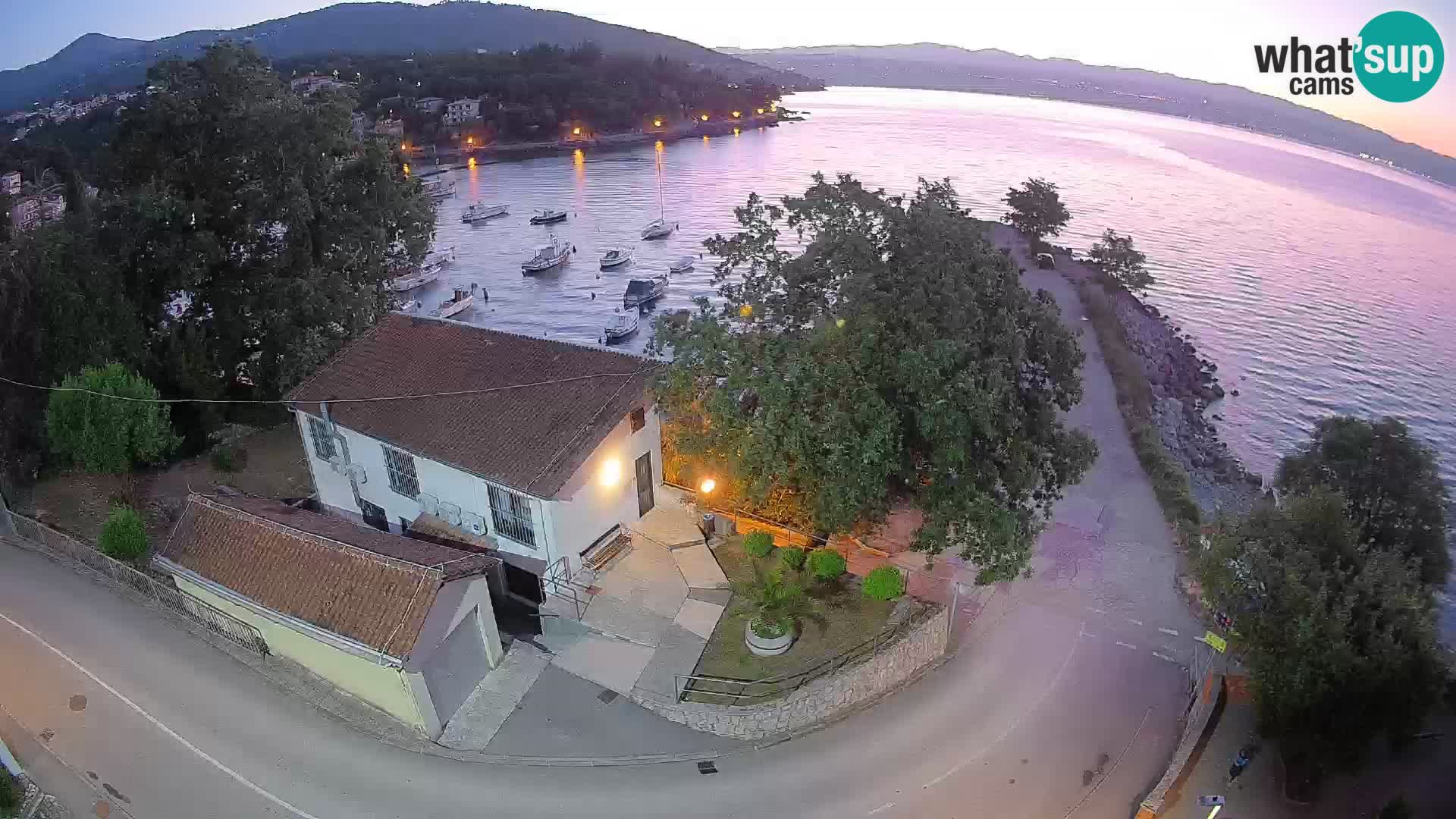 Webcam Ika Hafen – LIVE Blick auf den Hafen und die Lichter von Opatija