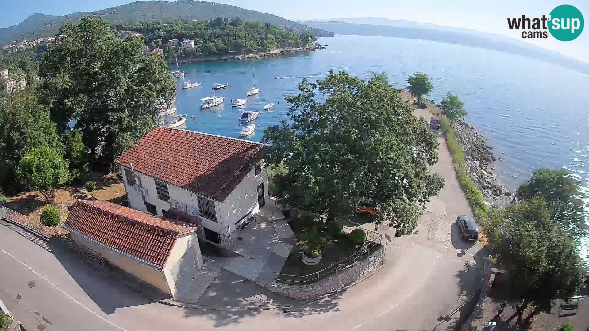 Webcam port d’Ika – Vue en direct et lumières d’Opatija