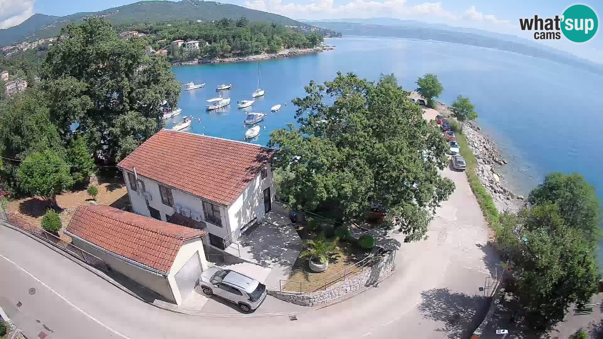 Webcam port d’Ika – Vue en direct et lumières d’Opatija