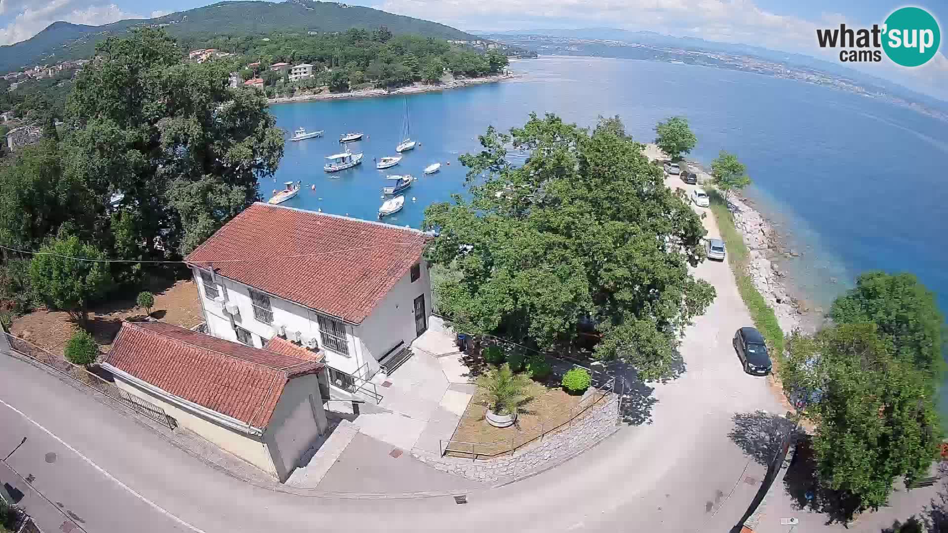 Webcam port d’Ika – Vue en direct et lumières d’Opatija