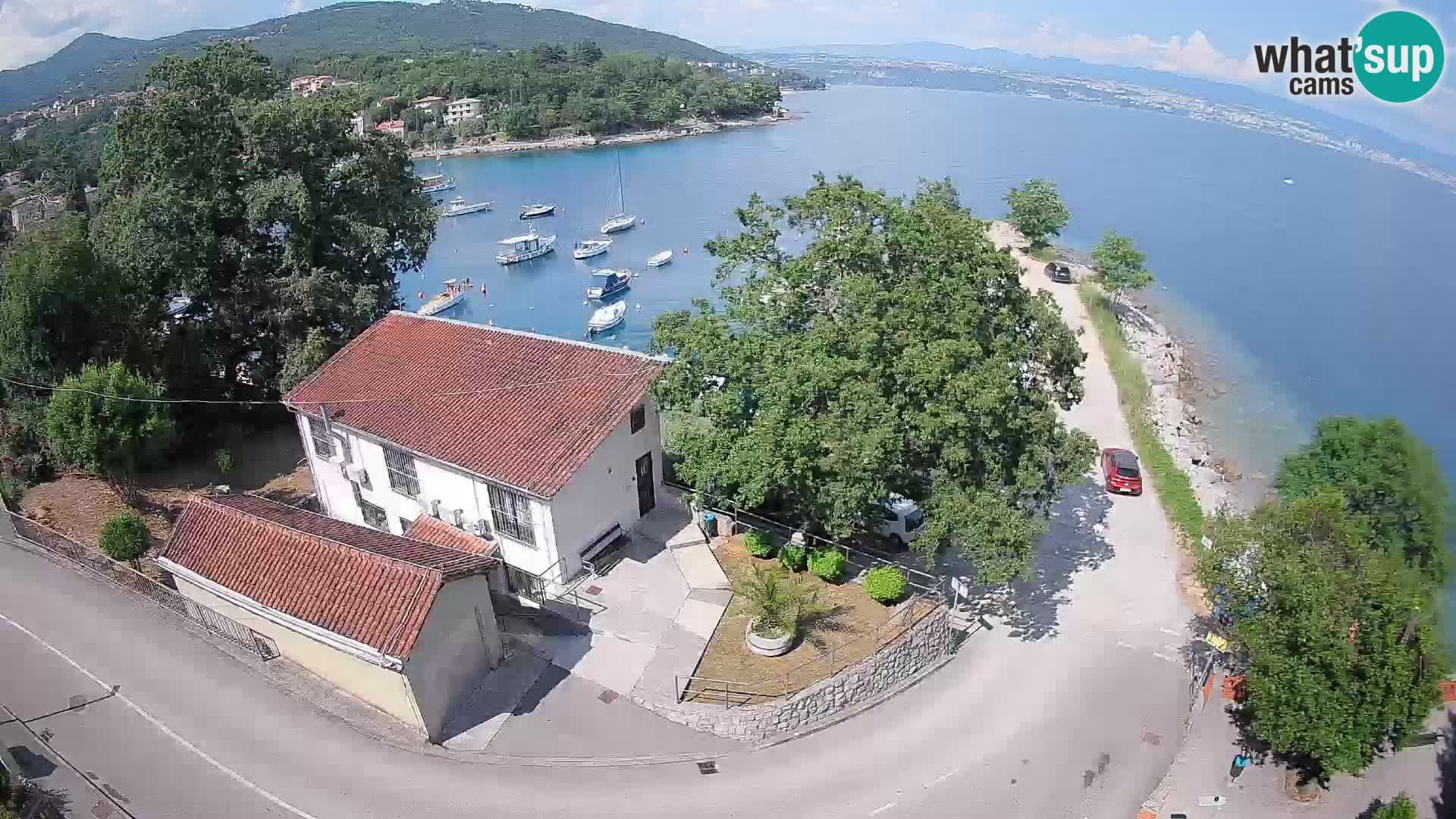 Webcam port d’Ika – Vue en direct et lumières d’Opatija