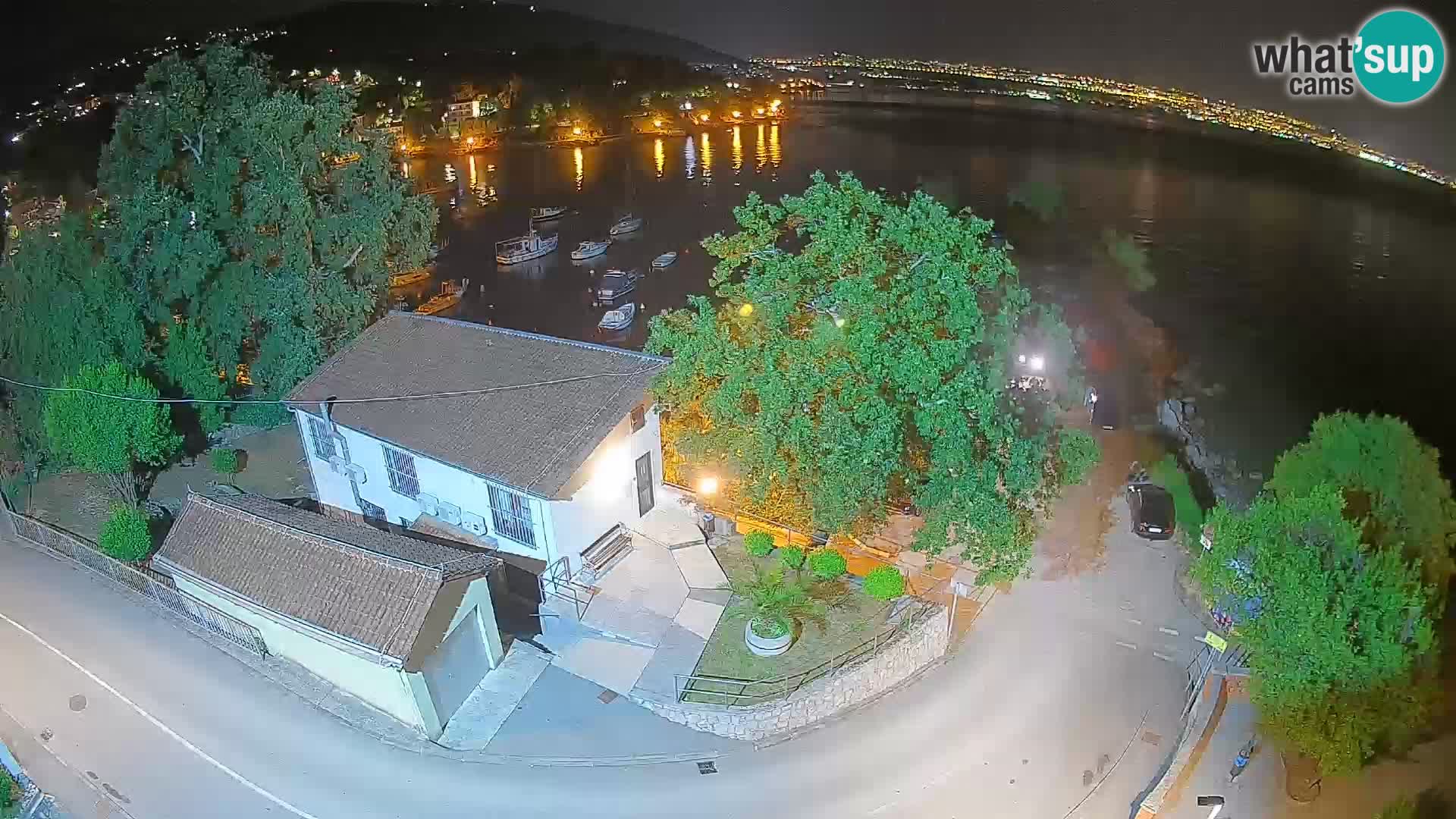 Webcam Ika Hafen – LIVE Blick auf den Hafen und die Lichter von Opatija