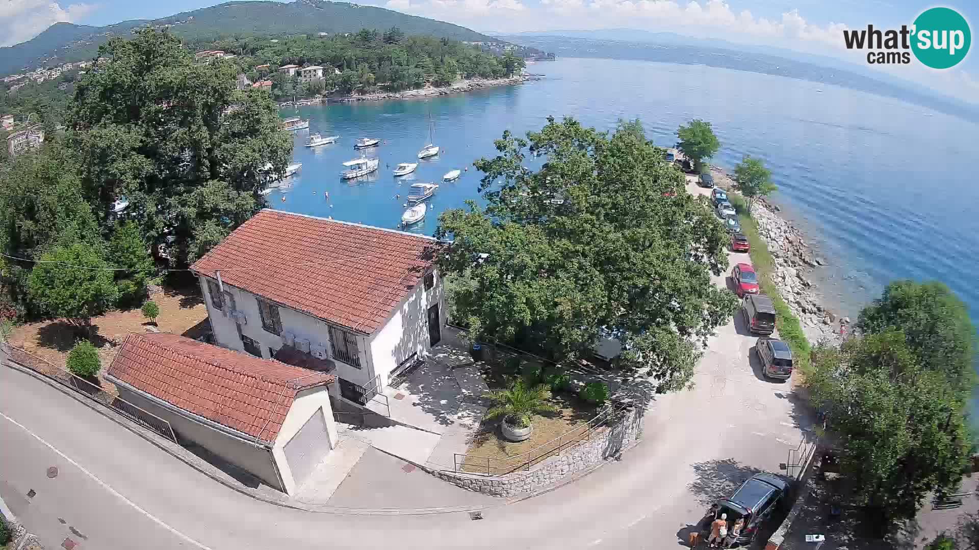 Webcam port d’Ika – Vue en direct et lumières d’Opatija