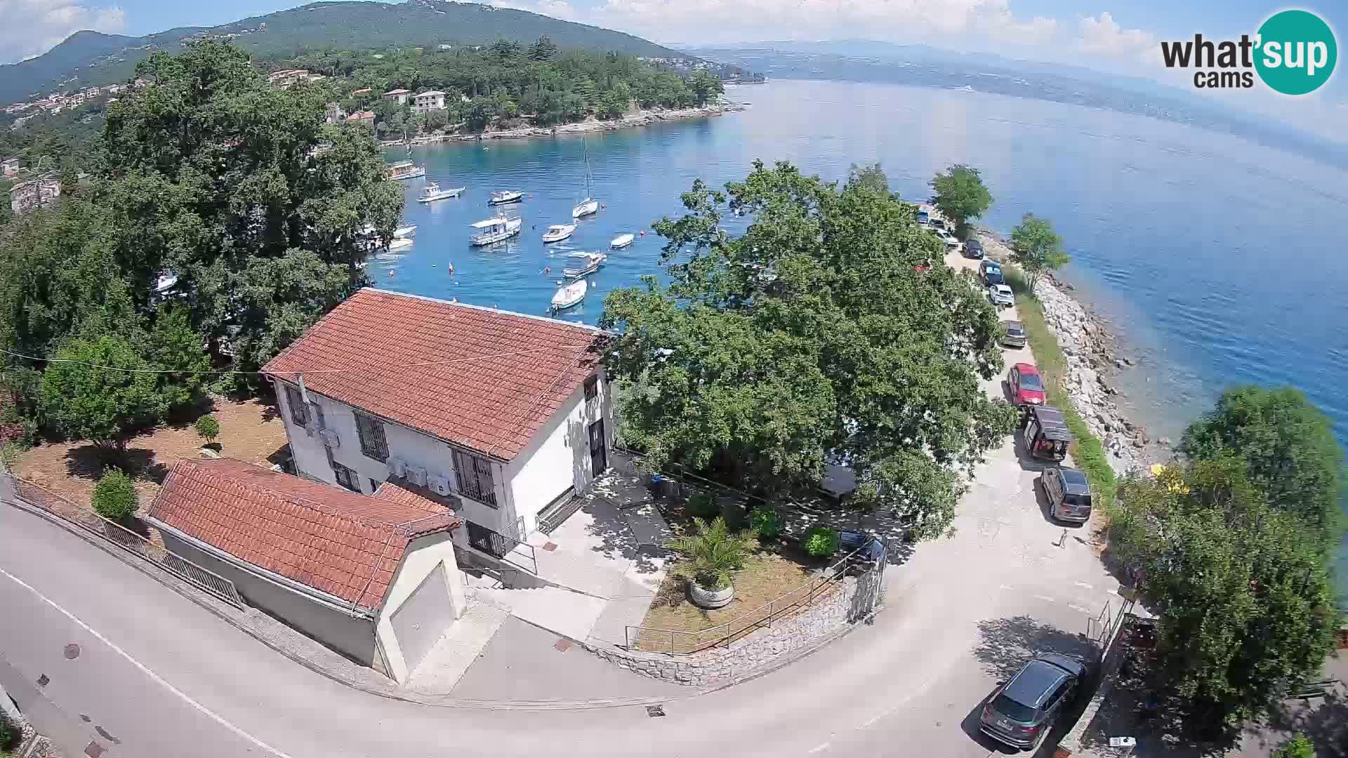 Webcam Ika Hafen – LIVE Blick auf den Hafen und die Lichter von Opatija
