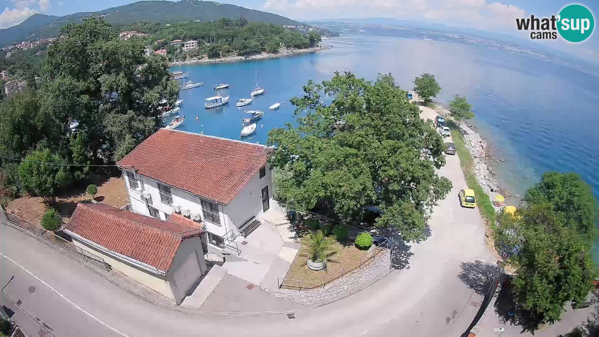 Webcam port d’Ika – Vue en direct et lumières d’Opatija