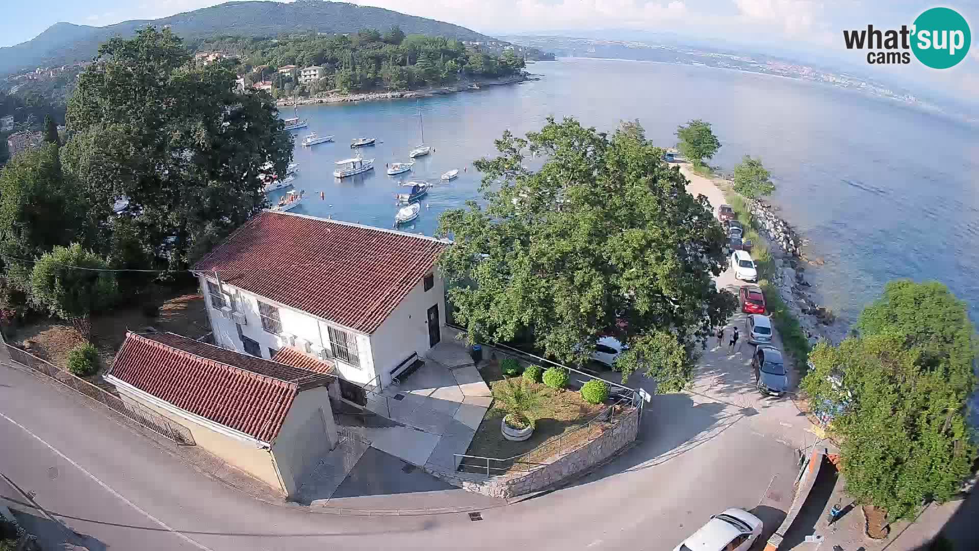 Webcam porto Ika – Vista LIVE sul porto e le luci di Opatija