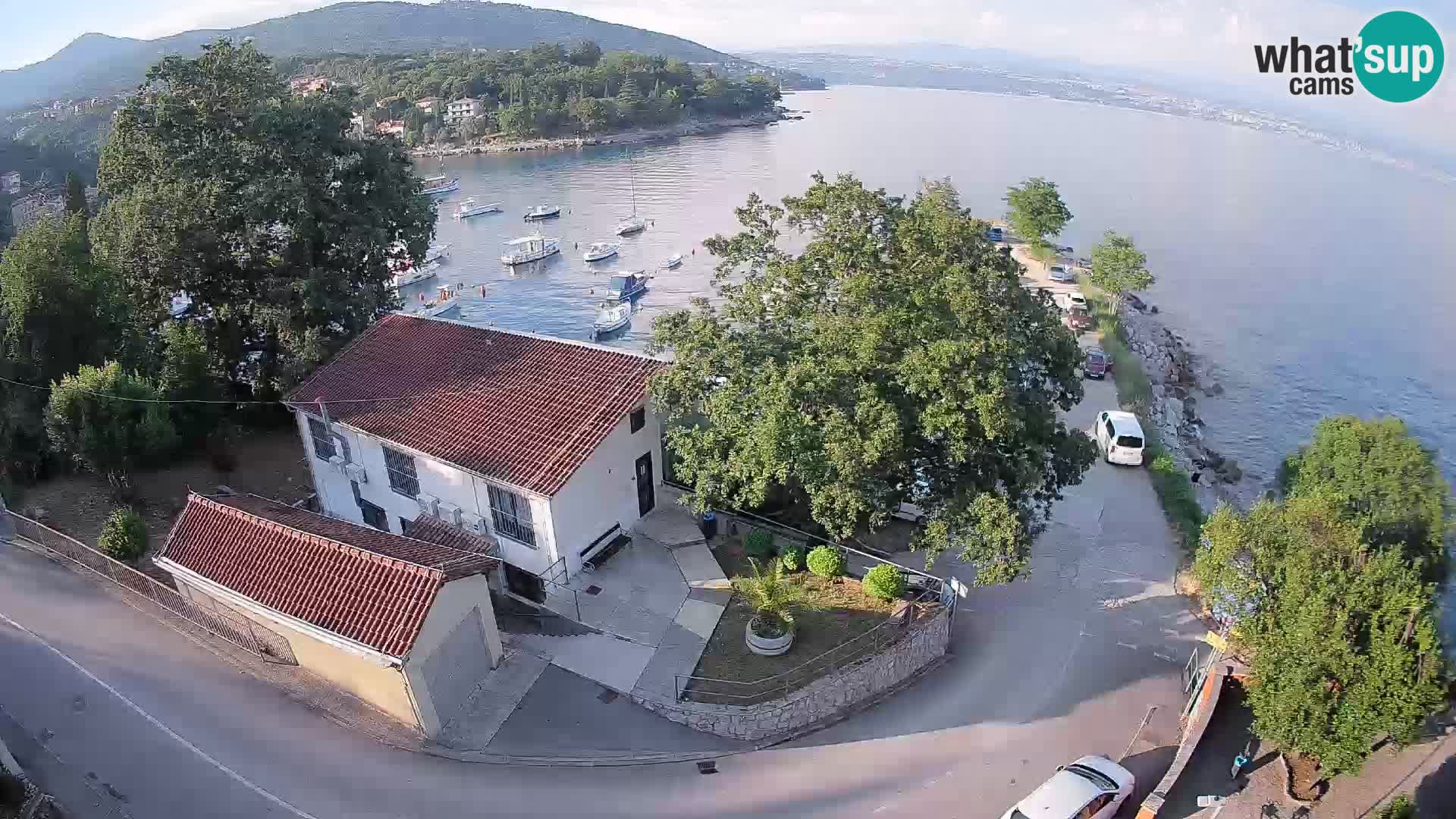 Webcam port d’Ika – Vue en direct et lumières d’Opatija