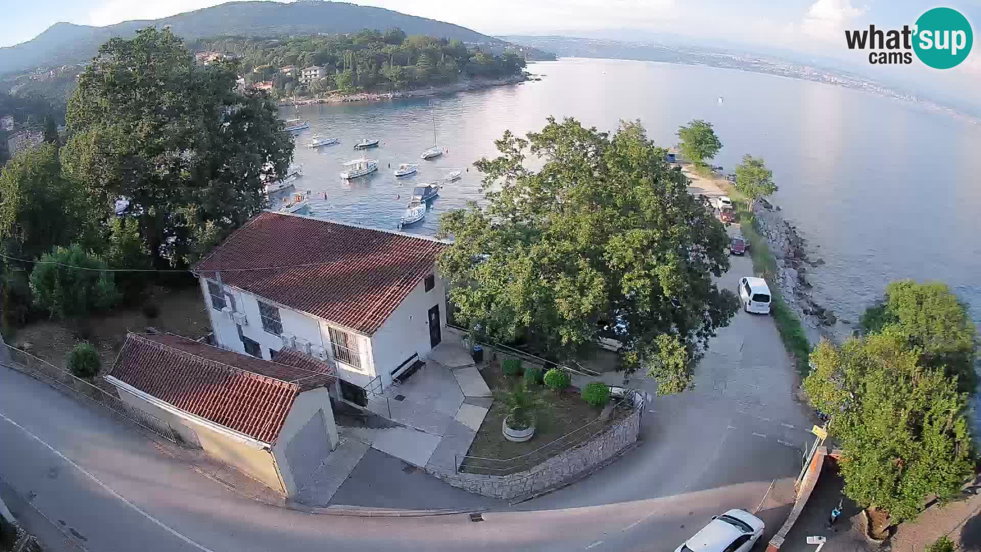Webcam porto Ika – Vista LIVE sul porto e le luci di Opatija
