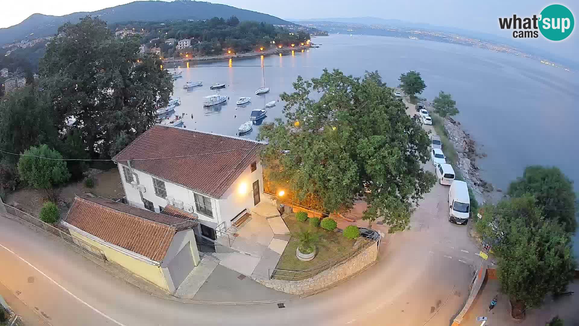 Webcam Ika Hafen – LIVE Blick auf den Hafen und die Lichter von Opatija