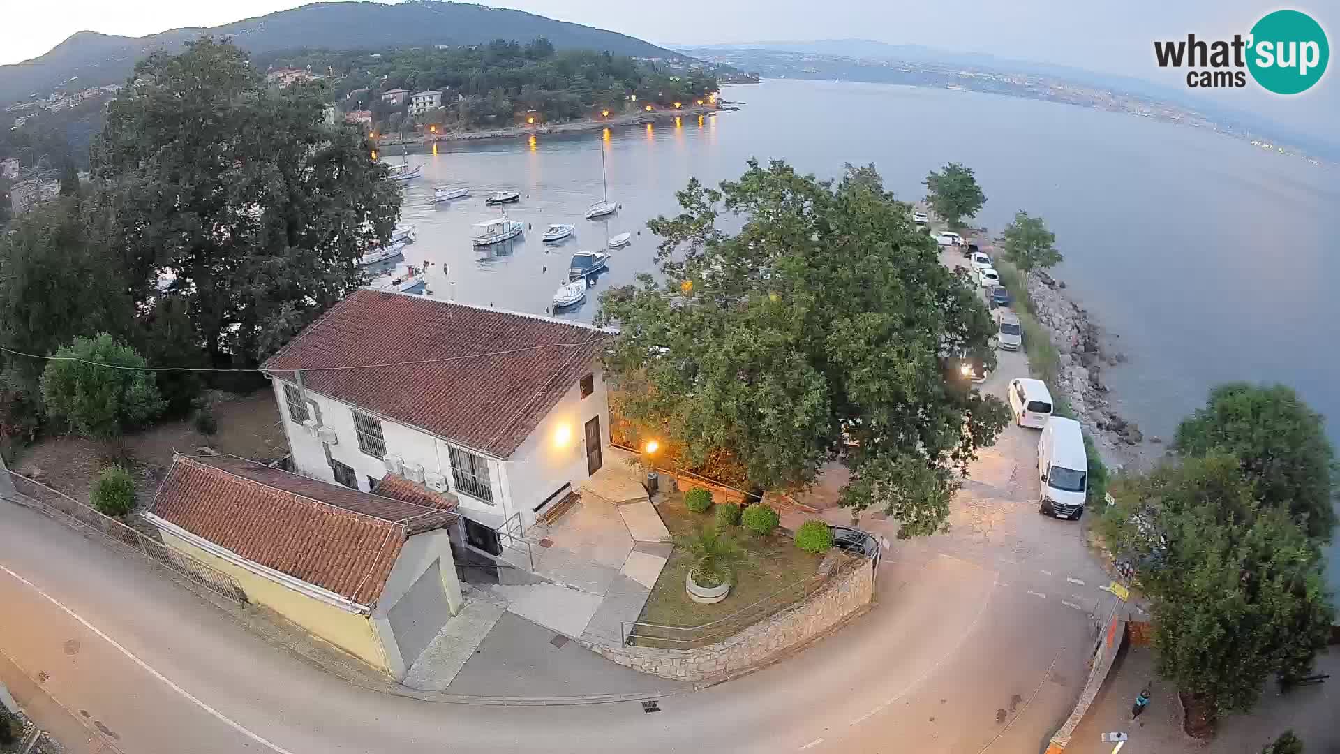 Webcam Ika Hafen – LIVE Blick auf den Hafen und die Lichter von Opatija
