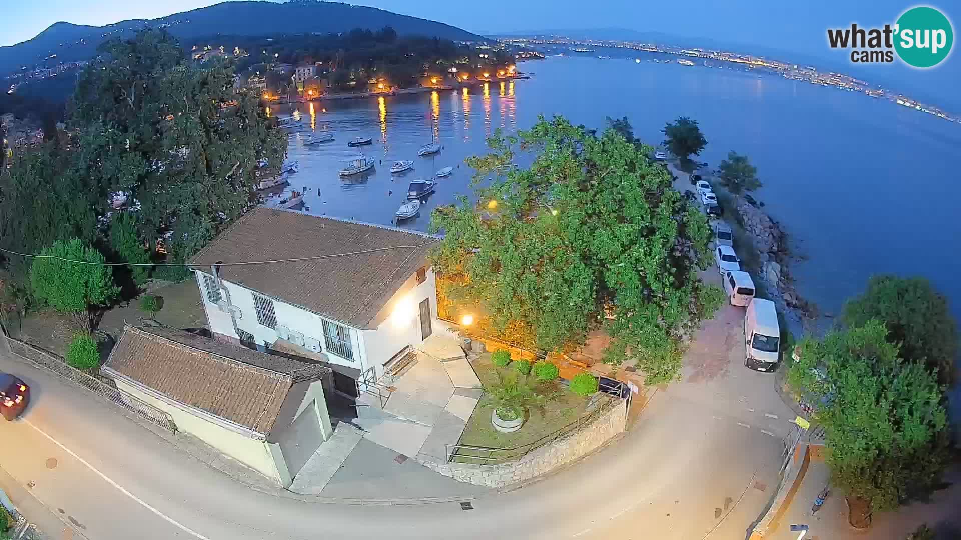 Webcam Ika Hafen – LIVE Blick auf den Hafen und die Lichter von Opatija