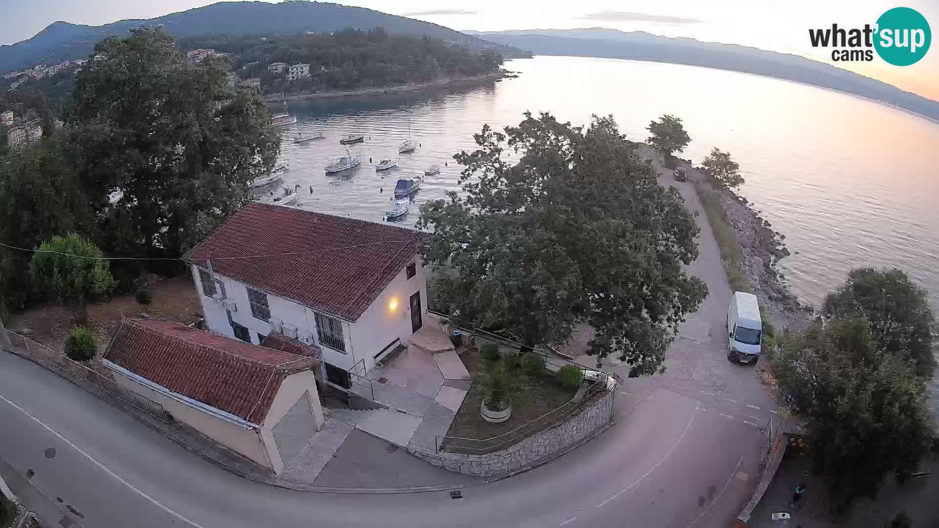 Webcam porto Ika – Vista LIVE sul porto e le luci di Opatija