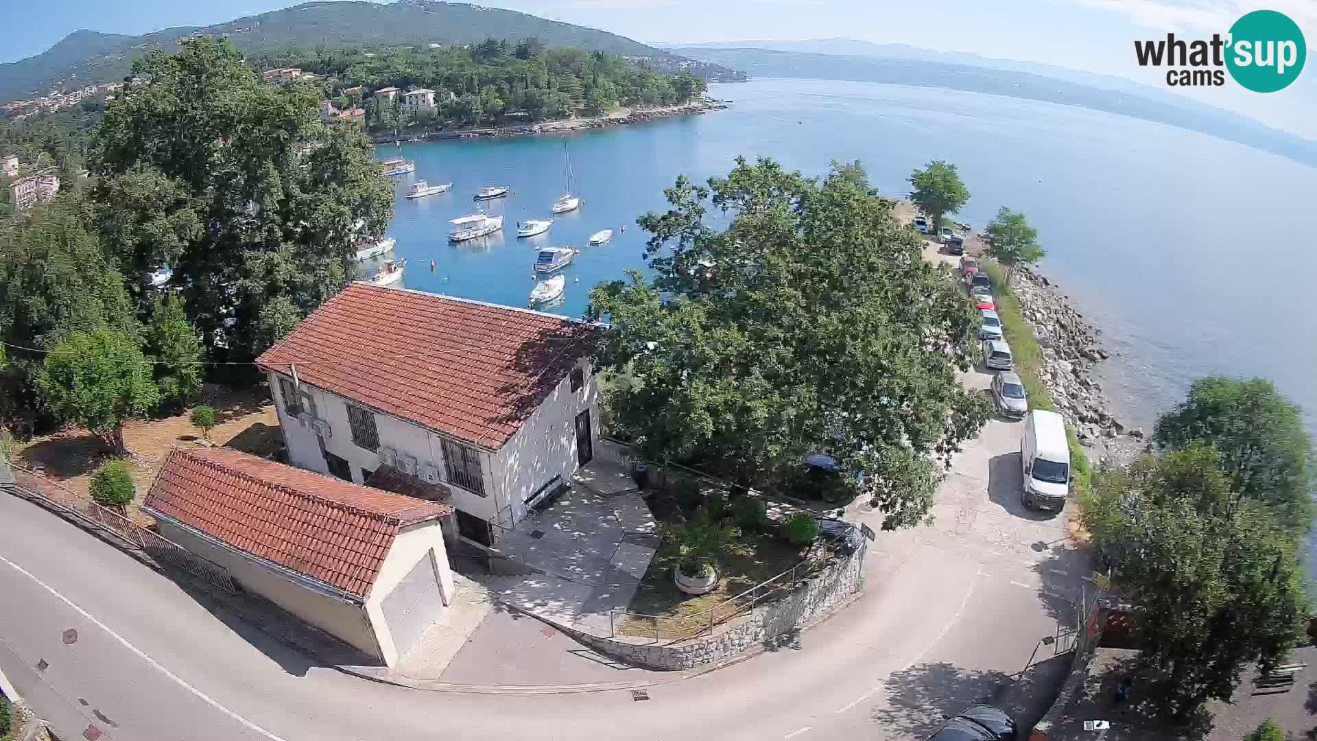 Ika Harbor Webcam – LIVE View of the Harbor and Opatija Lights