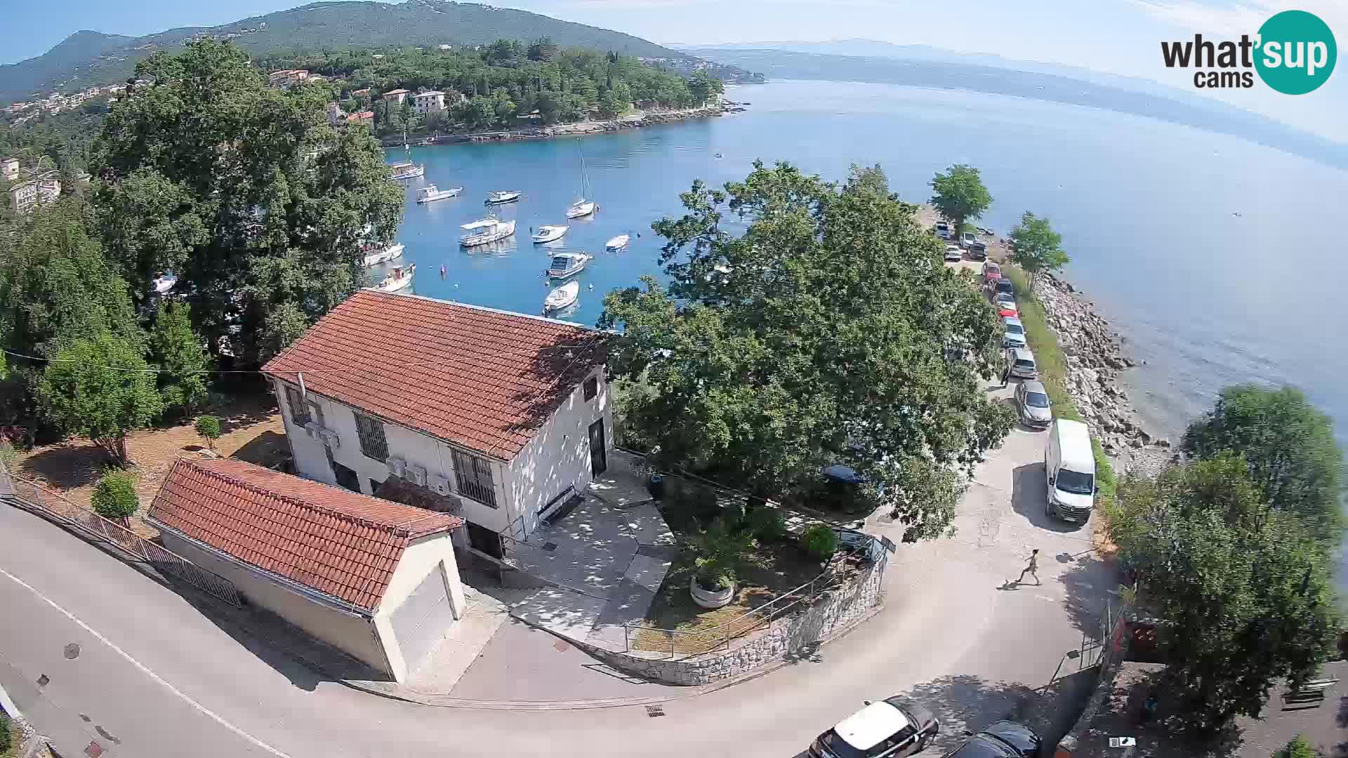 Ika Harbor Webcam – LIVE View of the Harbor and Opatija Lights