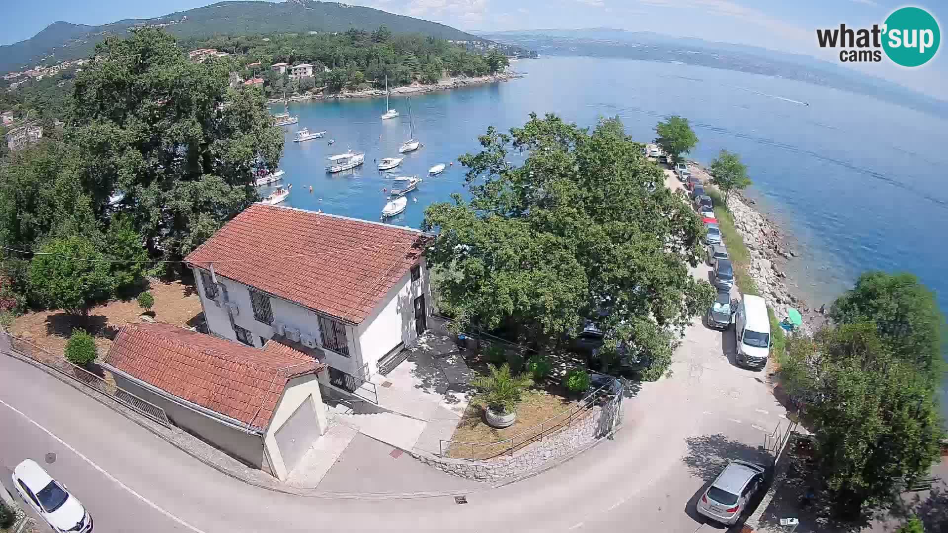 Webcam porto Ika – Vista LIVE sul porto e le luci di Opatija