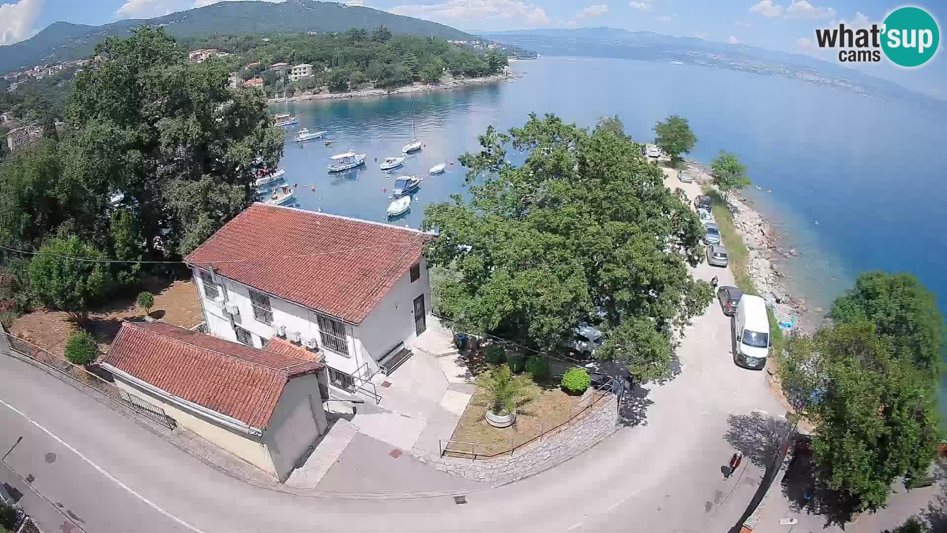 Webcam port d’Ika – Vue en direct et lumières d’Opatija