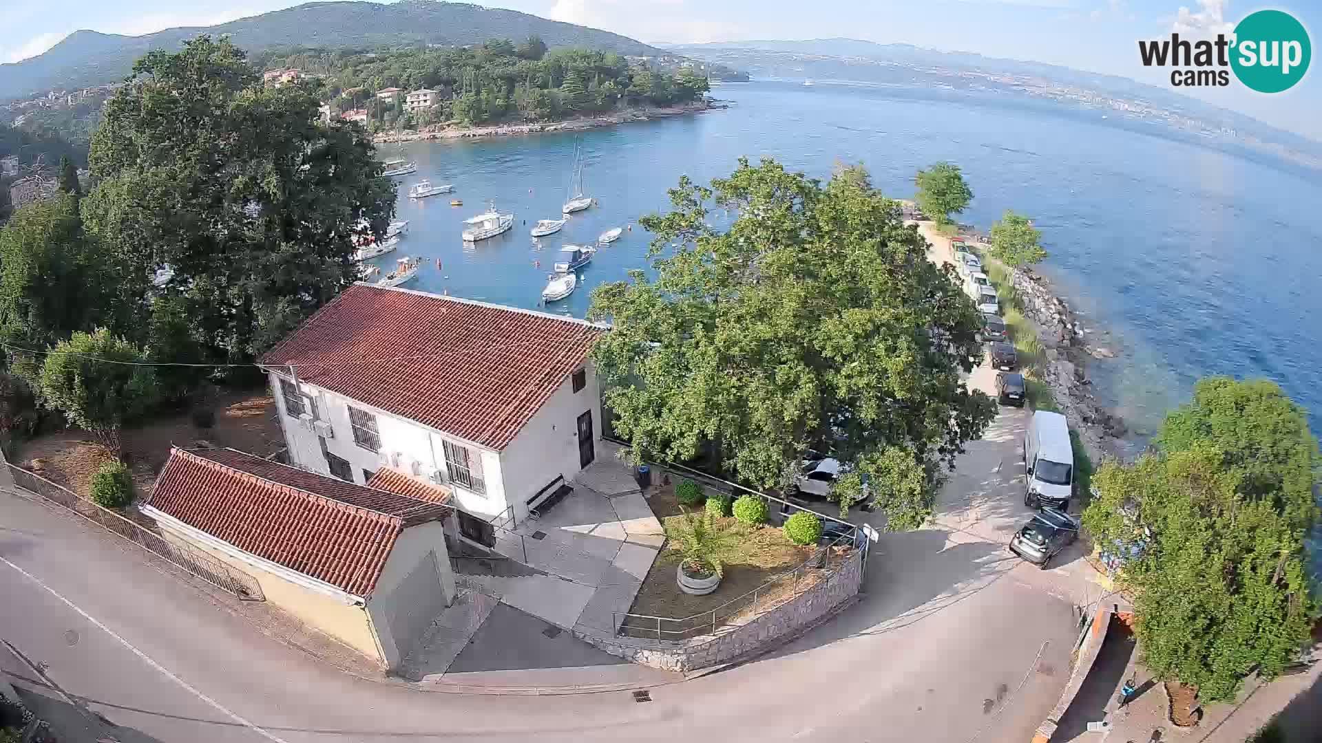 Webcam port d’Ika – Vue en direct et lumières d’Opatija