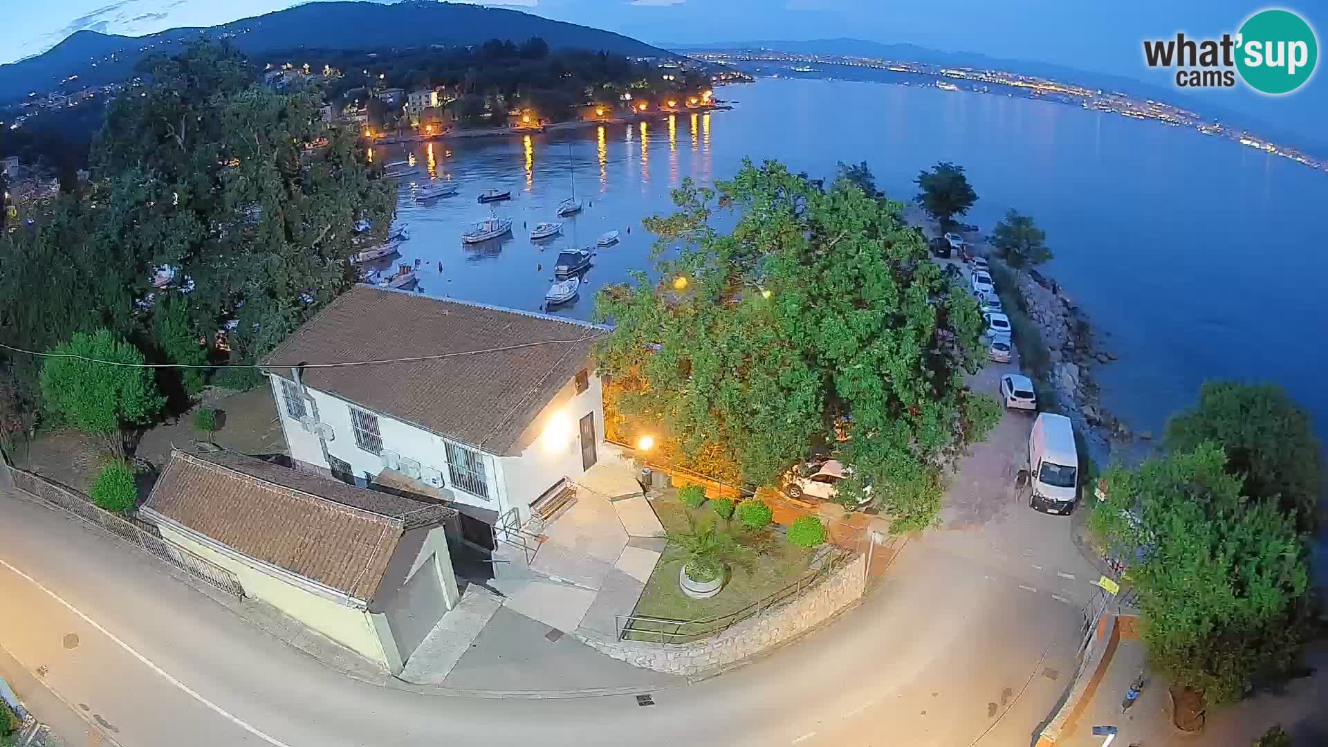 Webcam port d’Ika – Vue en direct et lumières d’Opatija