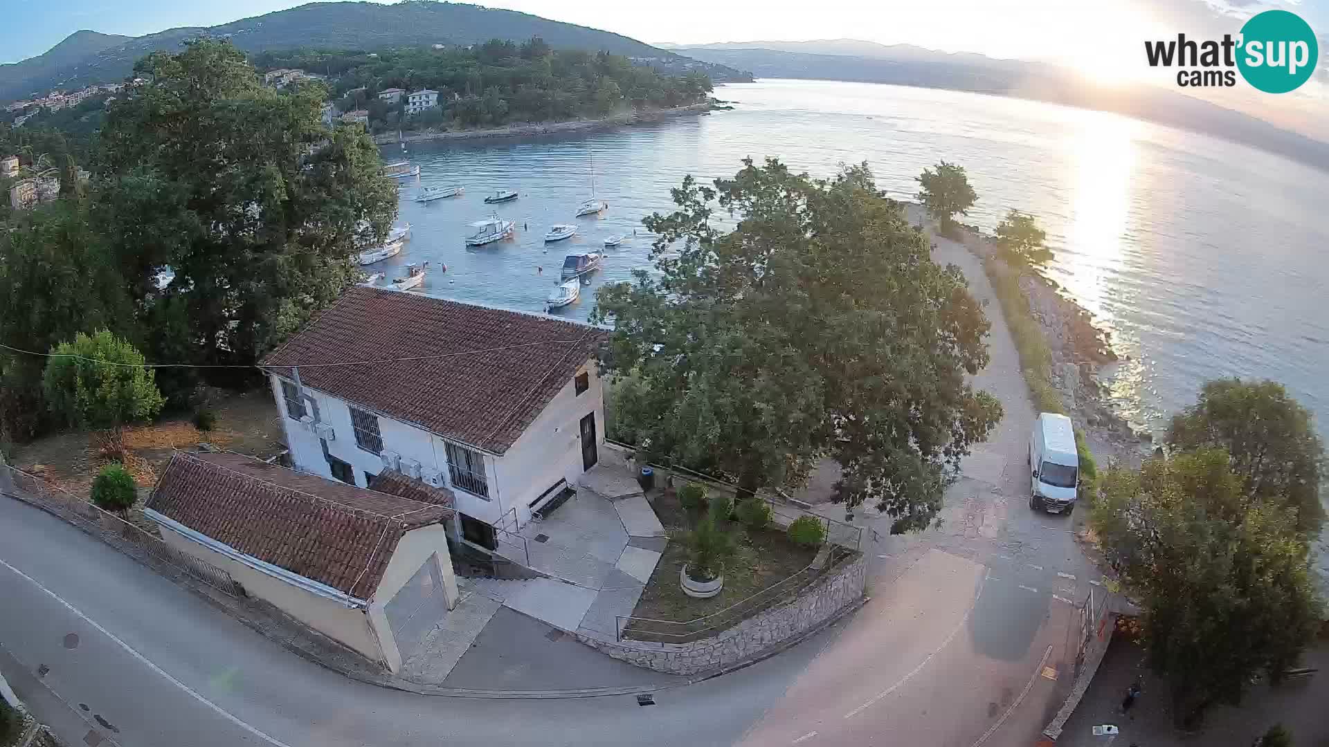 Webcam porto Ika – Vista LIVE sul porto e le luci di Opatija